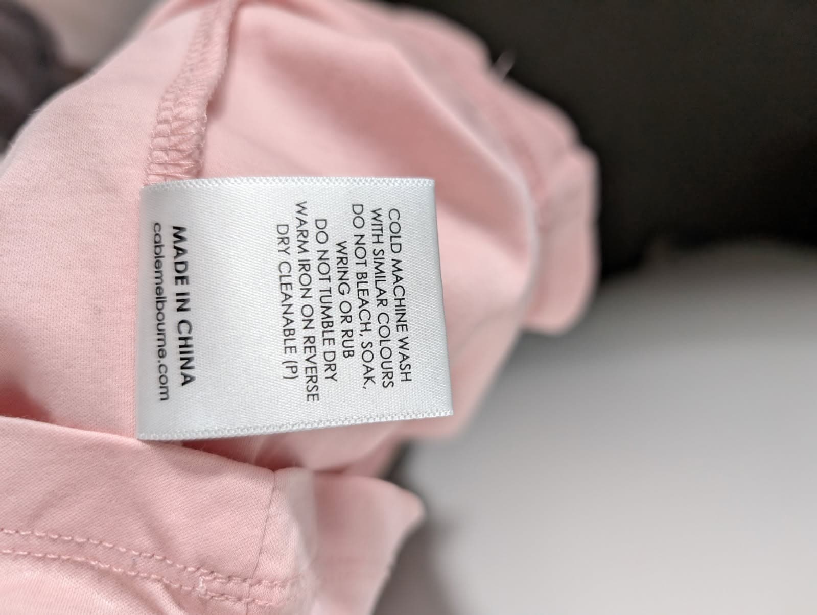 Cable Melbourne Rolled Sleeve T-Shirt Pink Size 14 — photo 2 of 5