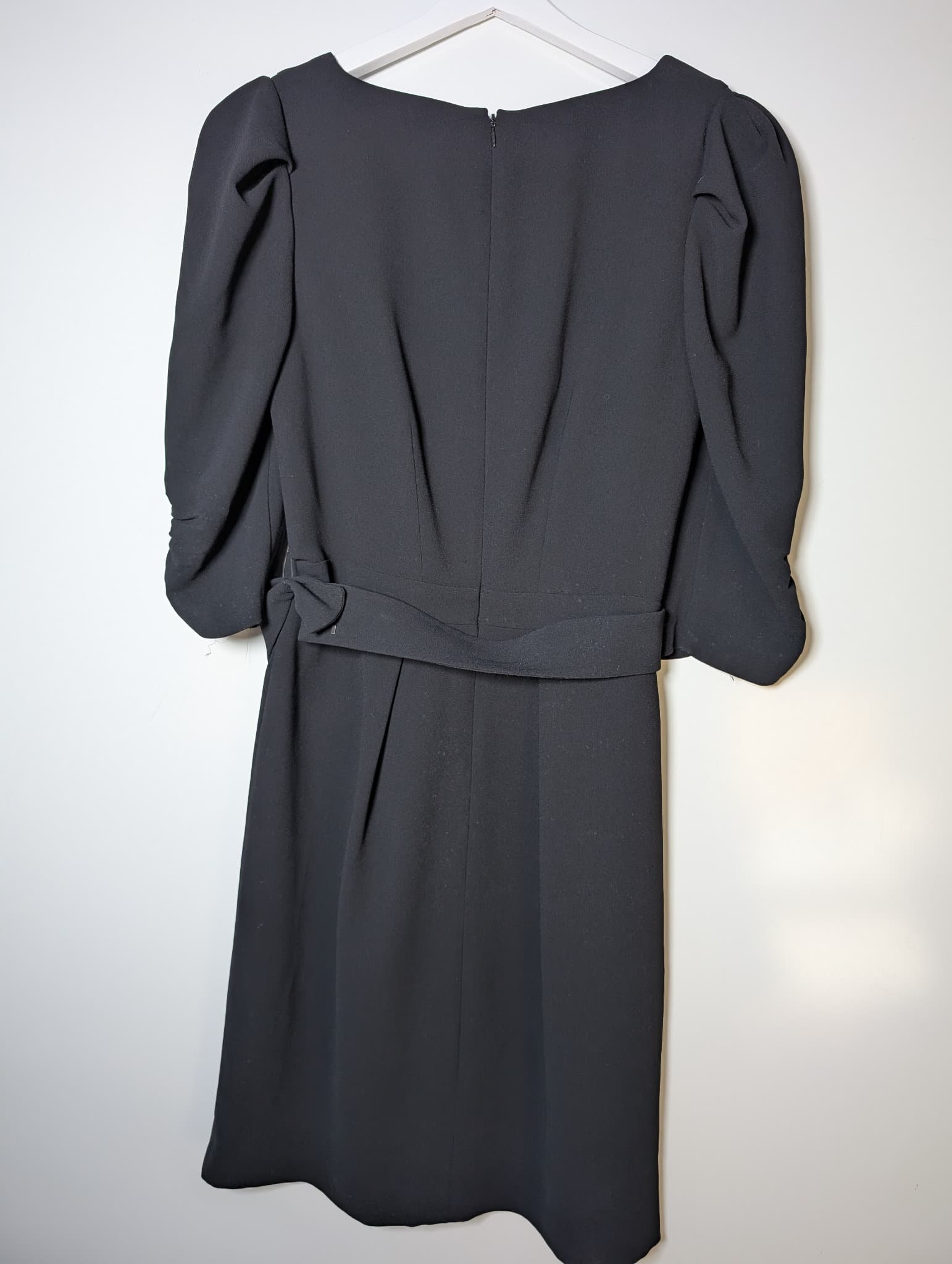 Country Road Puff Sleeve Cutout Dress Black Size 12 — photo 6 of 8