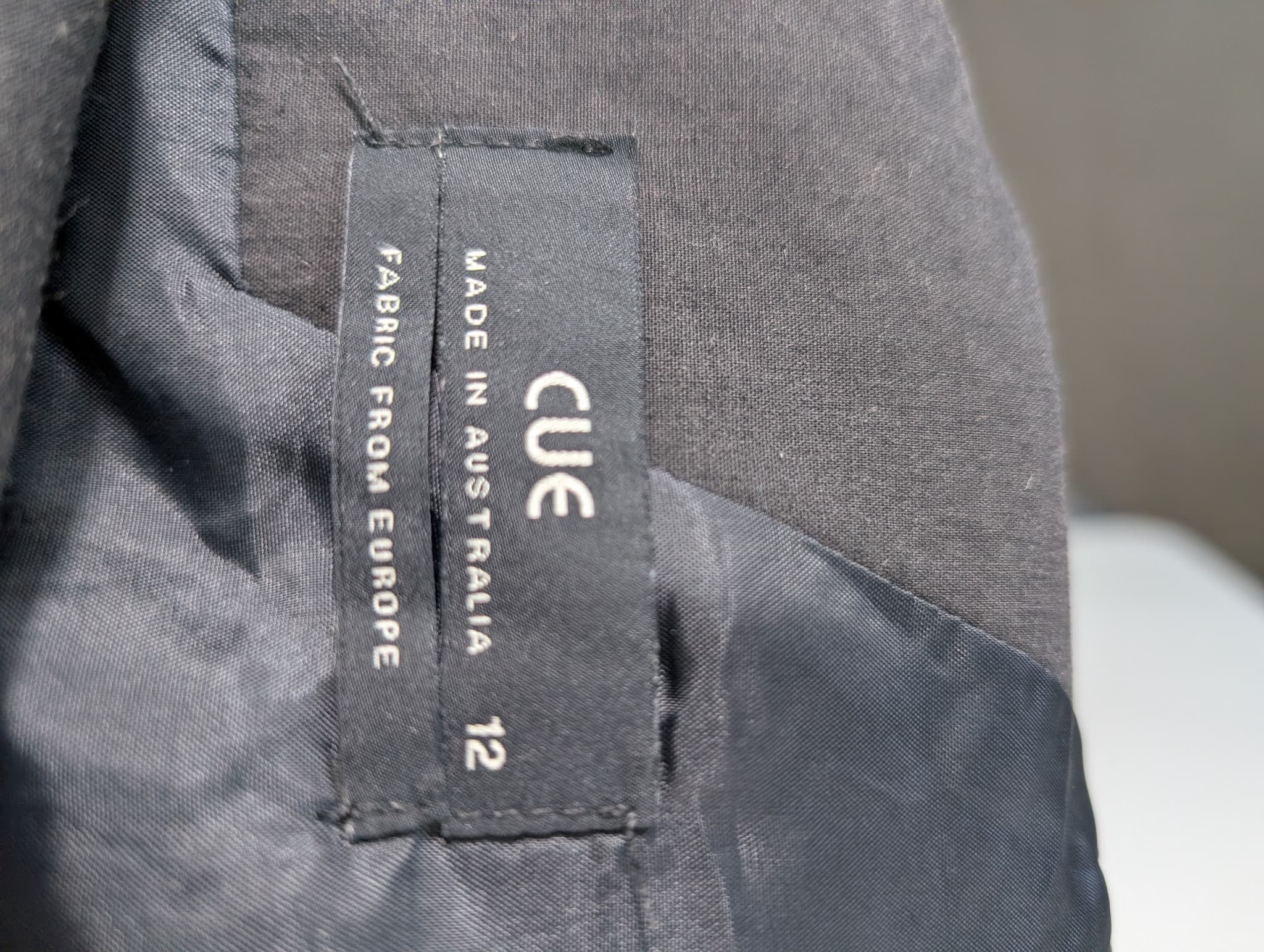 Cue Sleeveless Textured Fit and Flare Dress Grey Women's AU 12 — photo 6 of 8