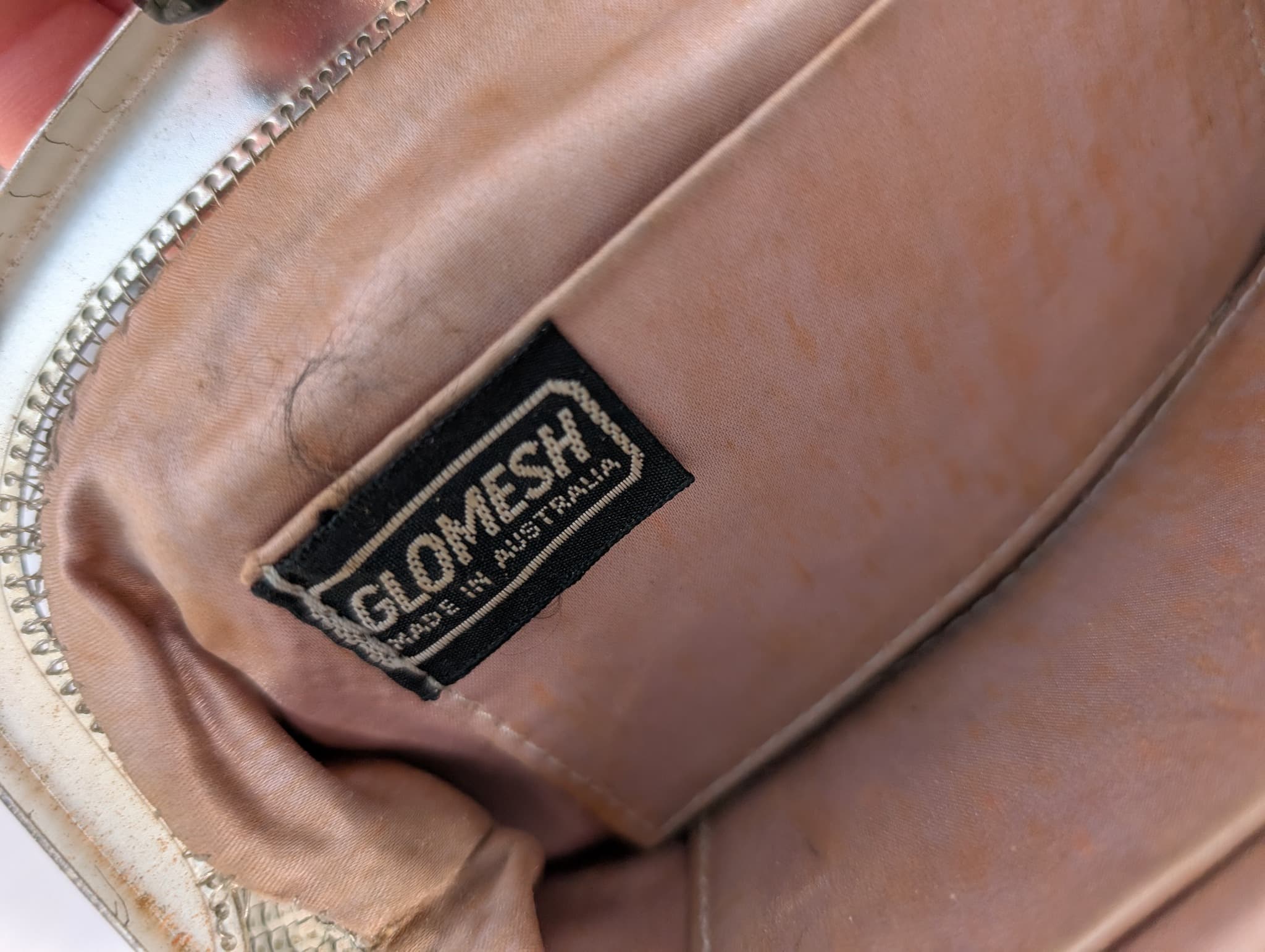 Glomesh Vintage Mesh Clutch Handbag Cream — photo 7 of 9