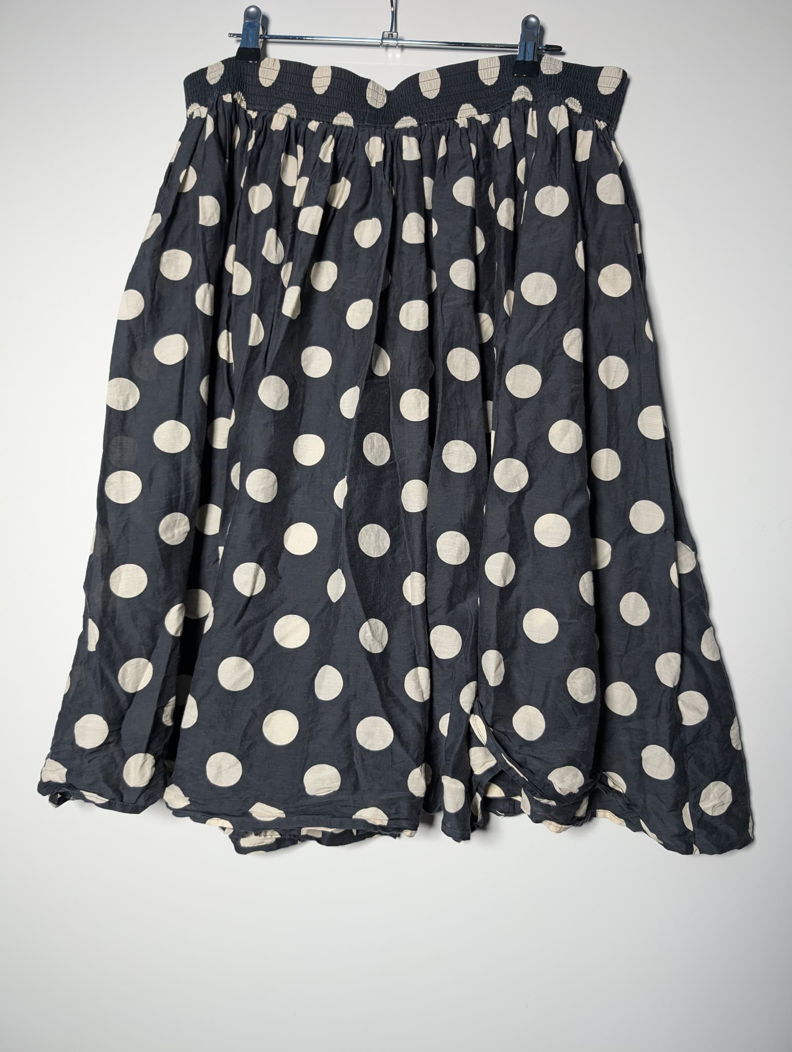 Gorman Polka Dot Midi Skirt Black and White Women's Size 14 — photo 4 of 6