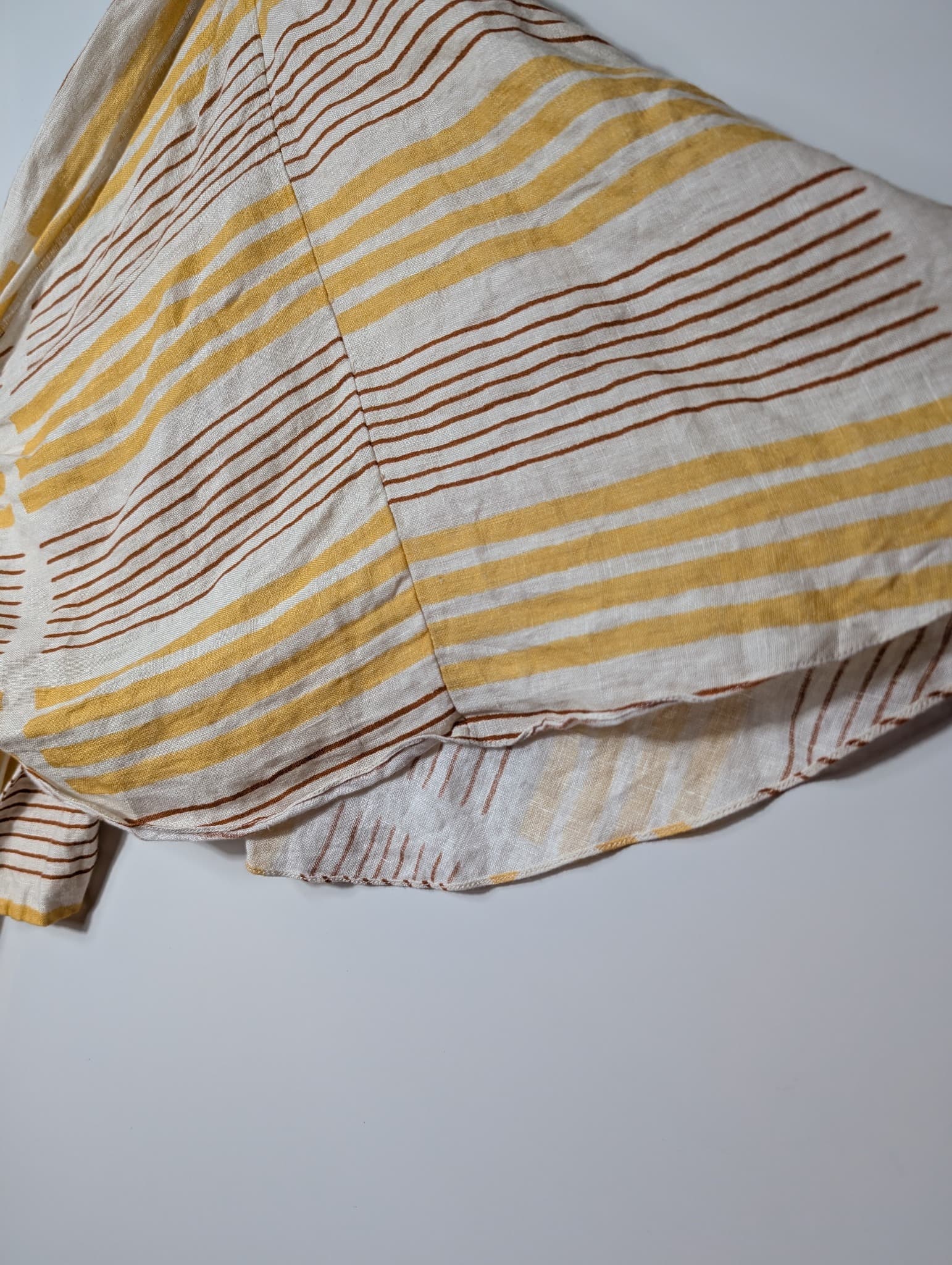 Johanna Ortiz Striped Linen Blend Maxi Dress Size S — photo 2 of 10