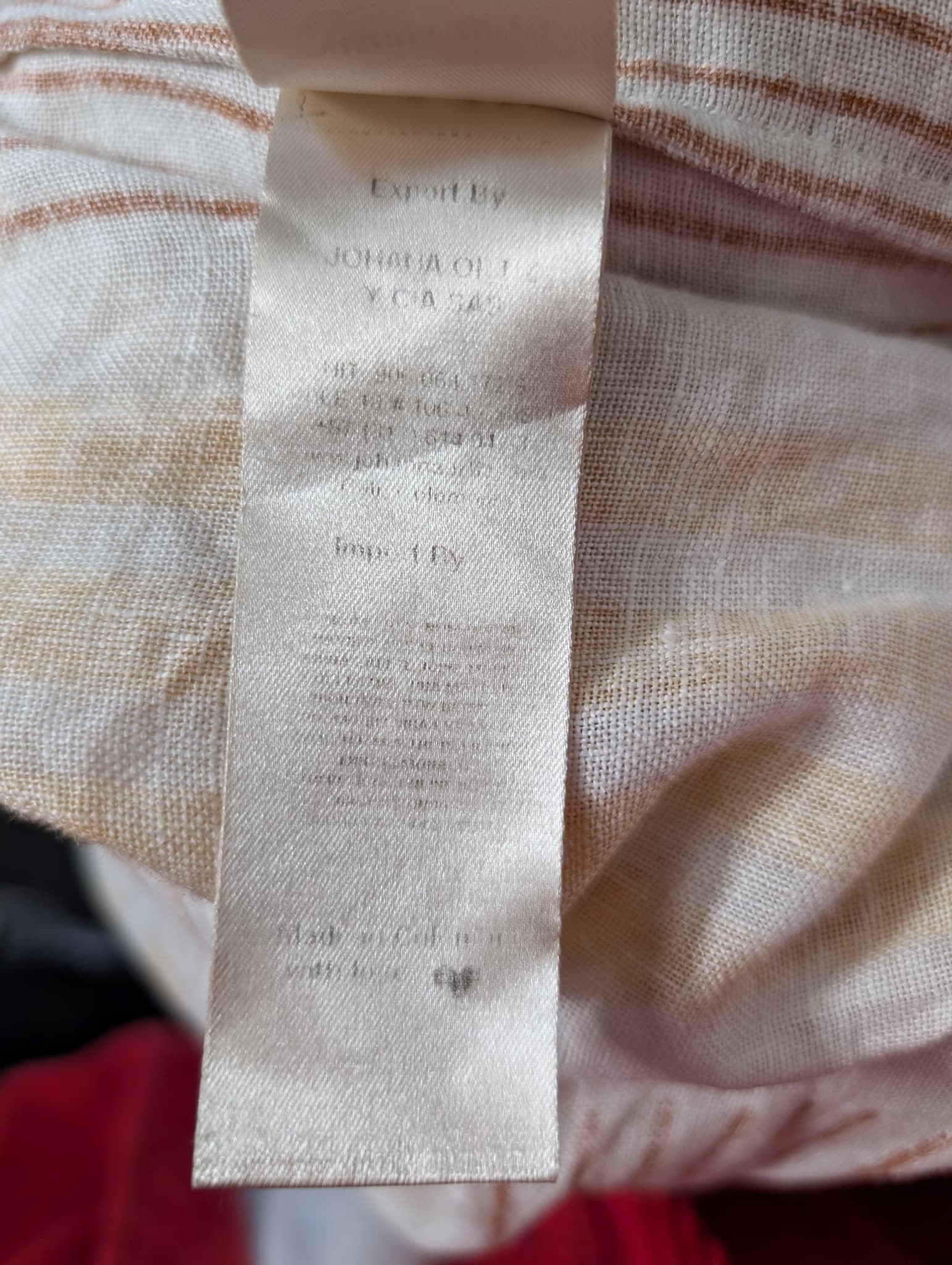Johanna Ortiz Striped Linen Blend Maxi Dress Size S — photo 9 of 10