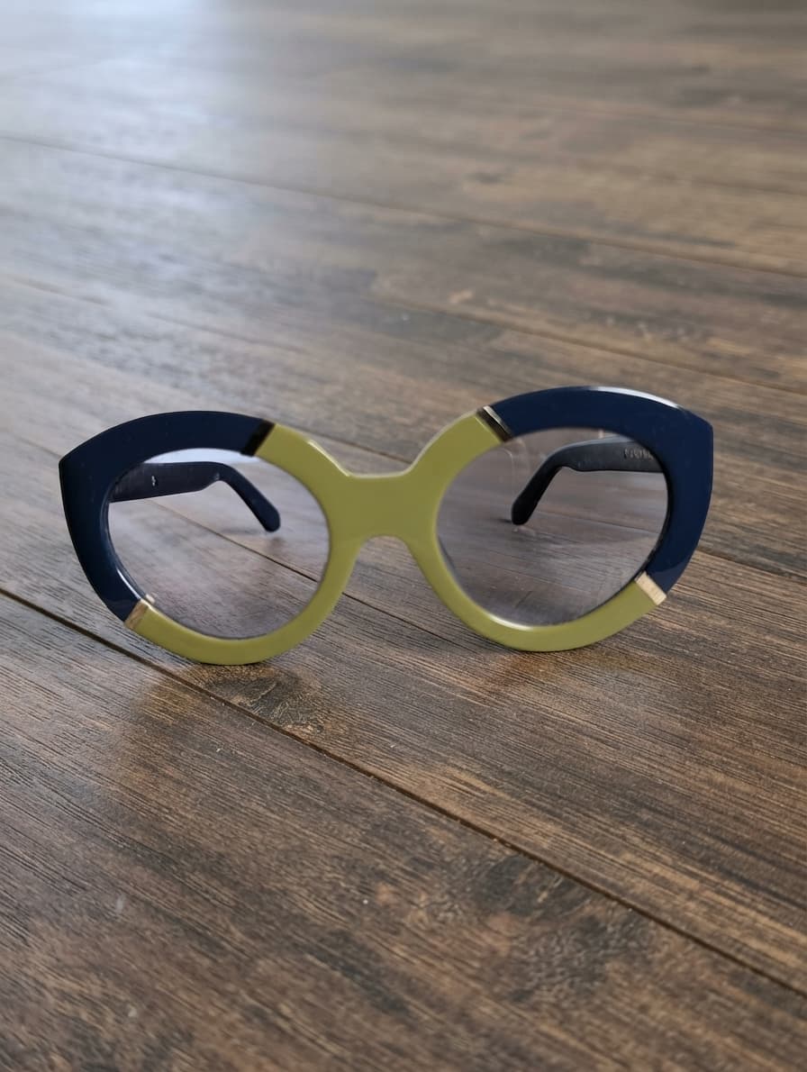 Karen Walker Flowerpatch Sunglasses Navy & Olive — photo 1 of 6