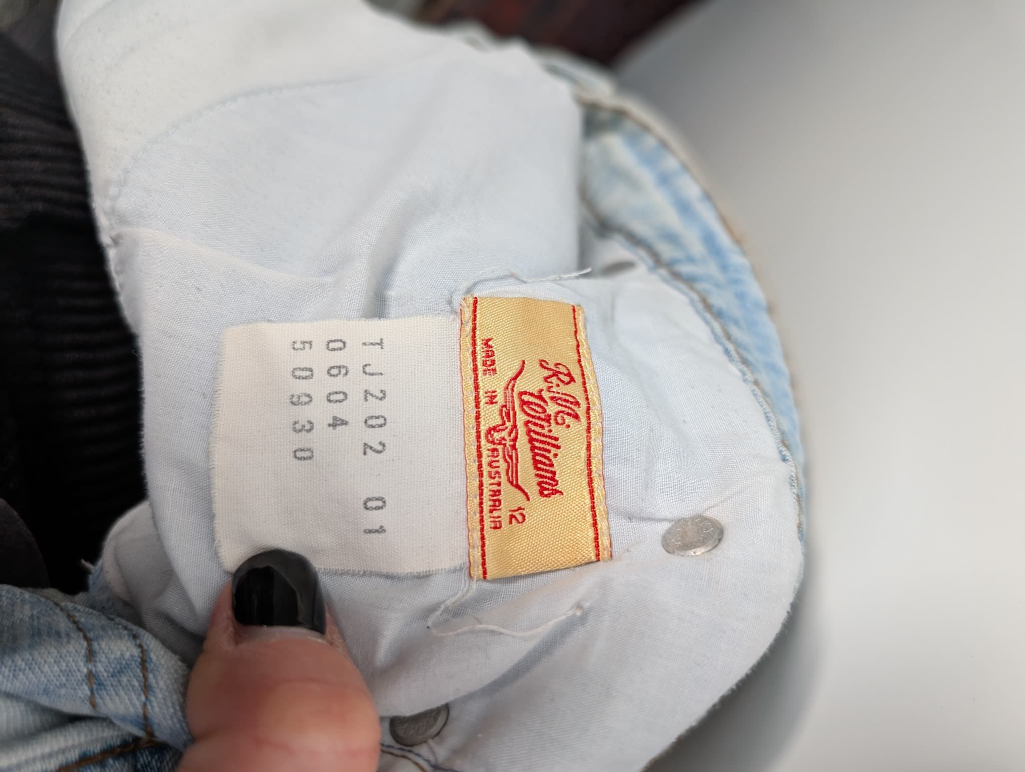 R.M.Williams Denim Jeans Light Wash Women's Size 12 — photo 7 of 8