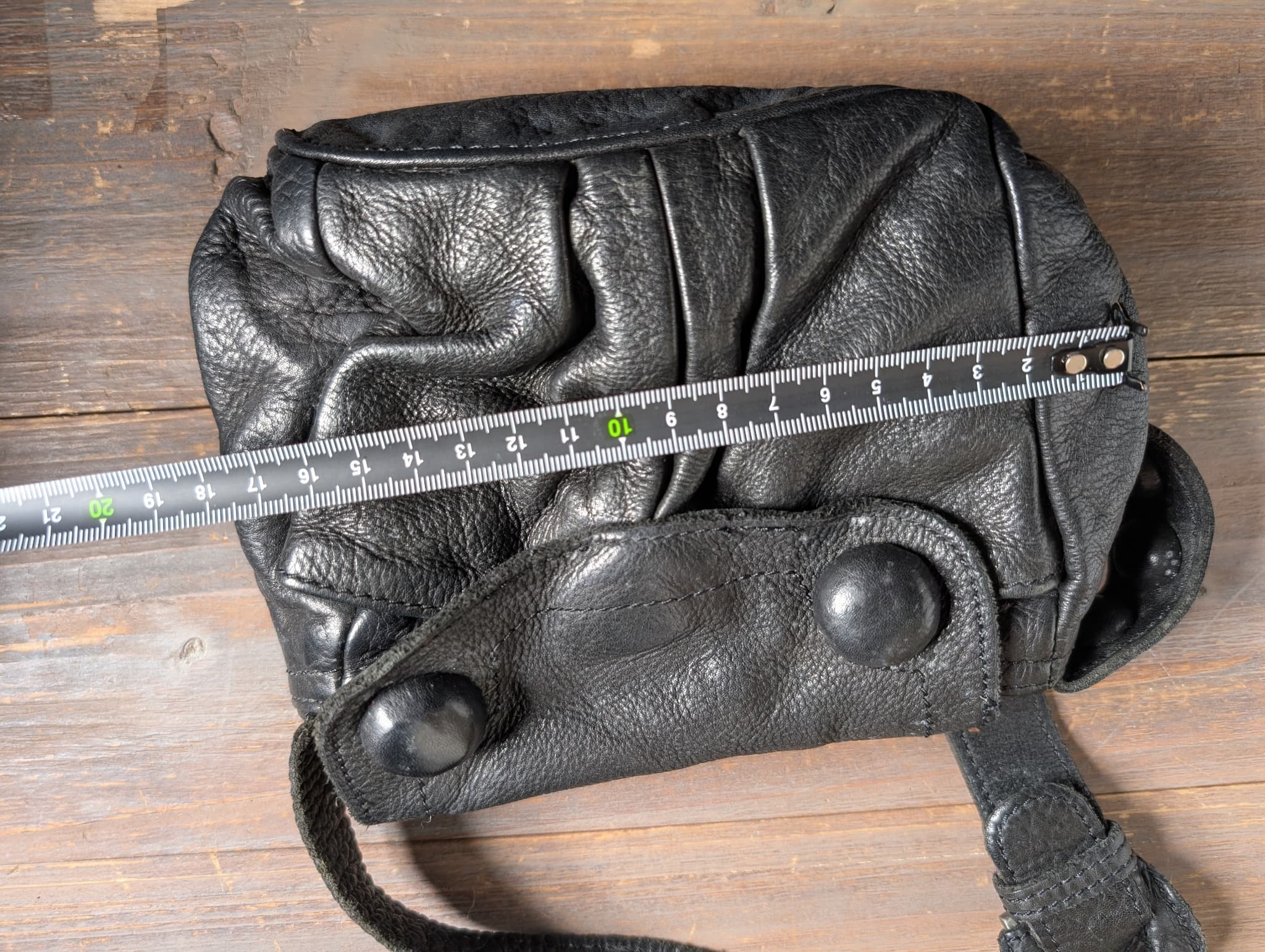 Saba Leather Crossbody Bag Black — photo 9 of 9