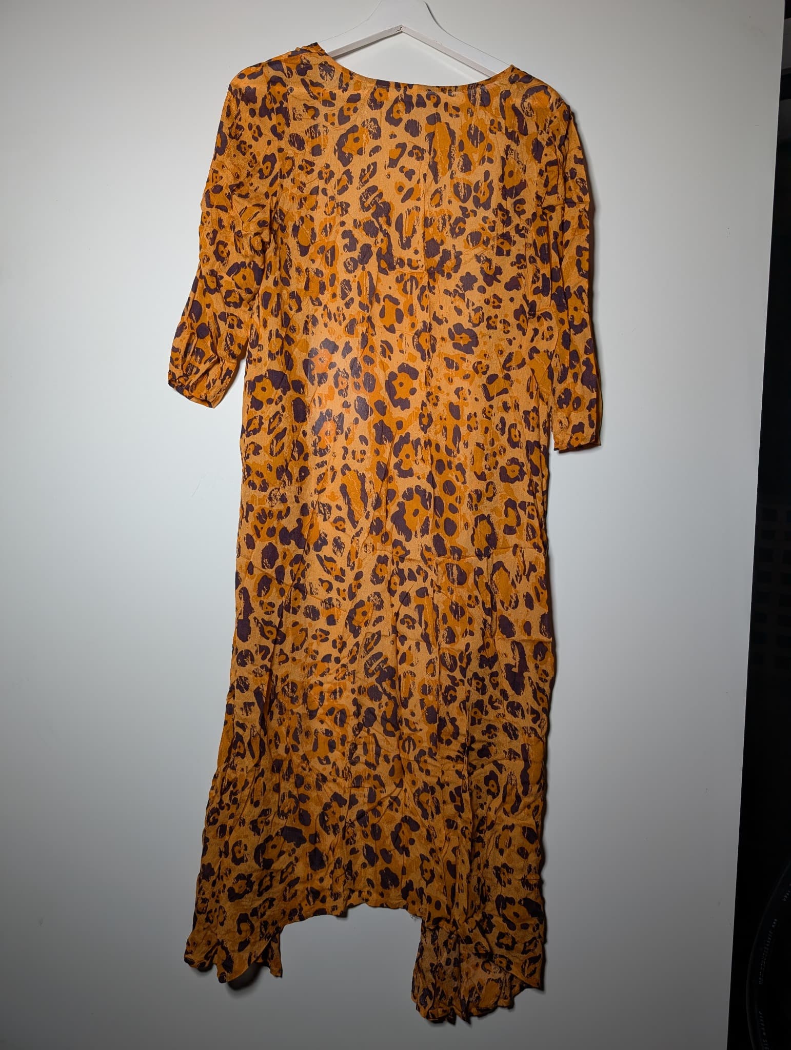 Spell Leopard Print Longline Kimono Cardigan Women's OS — photo 4 of 7