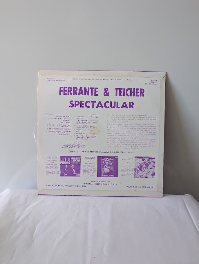 Universal Record Club Ferrante & Teicher Spectacular Vinyl LP — photo 2 of 4