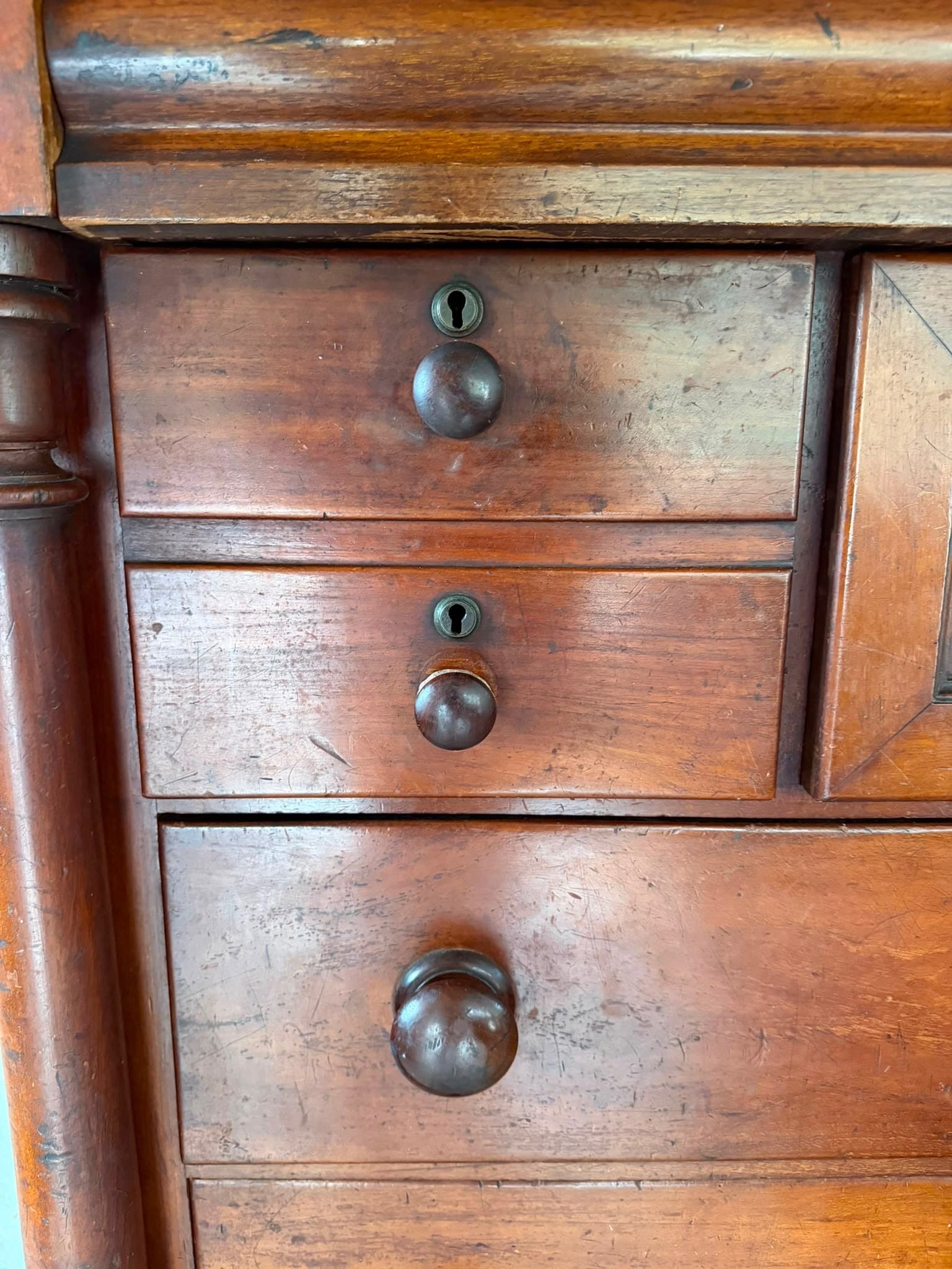 Victorian Style Cedar Chest of Drawers Brown Large — photo 2 of 10