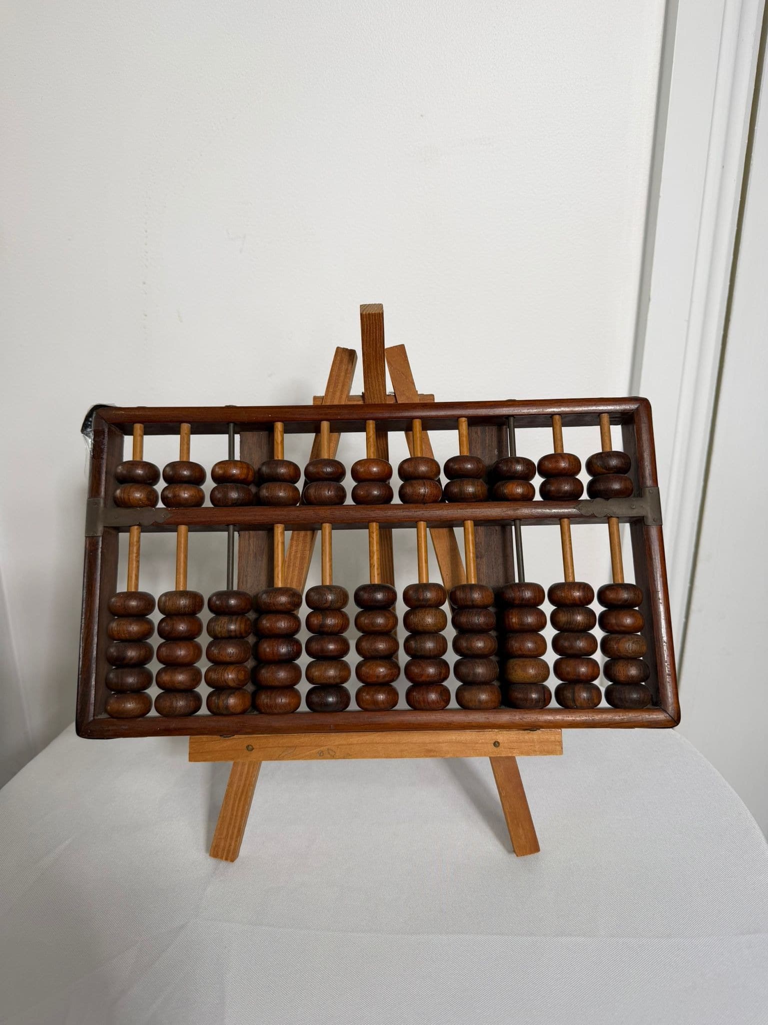 Vintage Wooden Abacus Counting Frame Calculator — photo 2 of 9