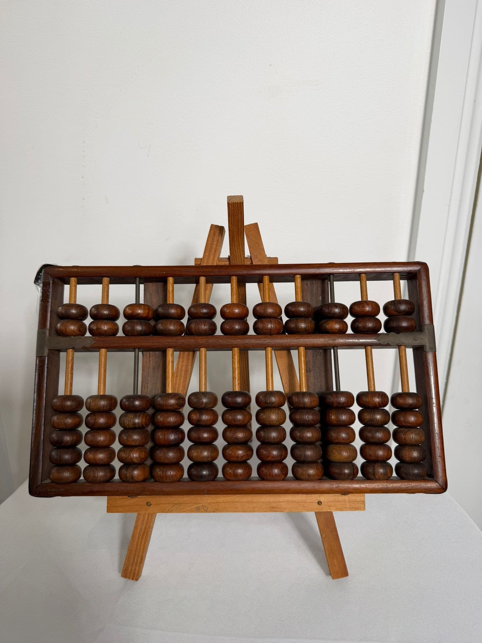 Vintage Wooden Abacus Counting Frame Calculator — photo 3 of 9