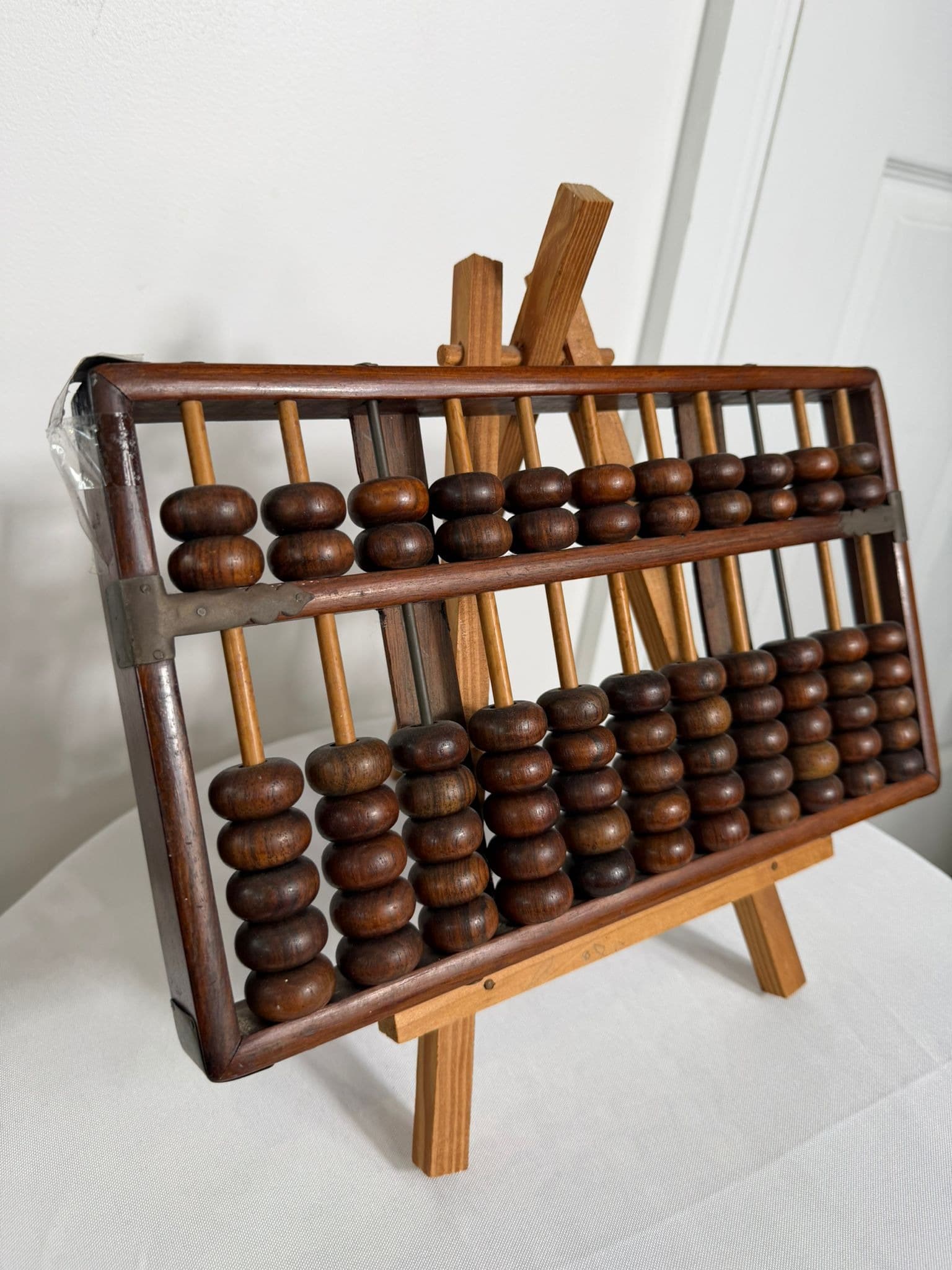 Vintage Wooden Abacus Counting Frame Calculator — photo 4 of 9