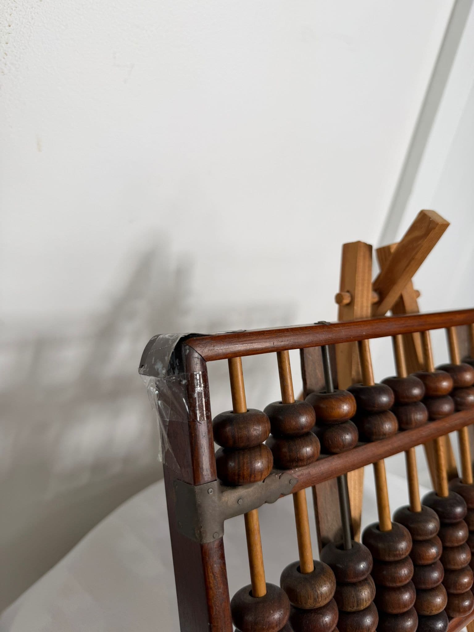 Vintage Wooden Abacus Counting Frame Calculator — photo 5 of 9