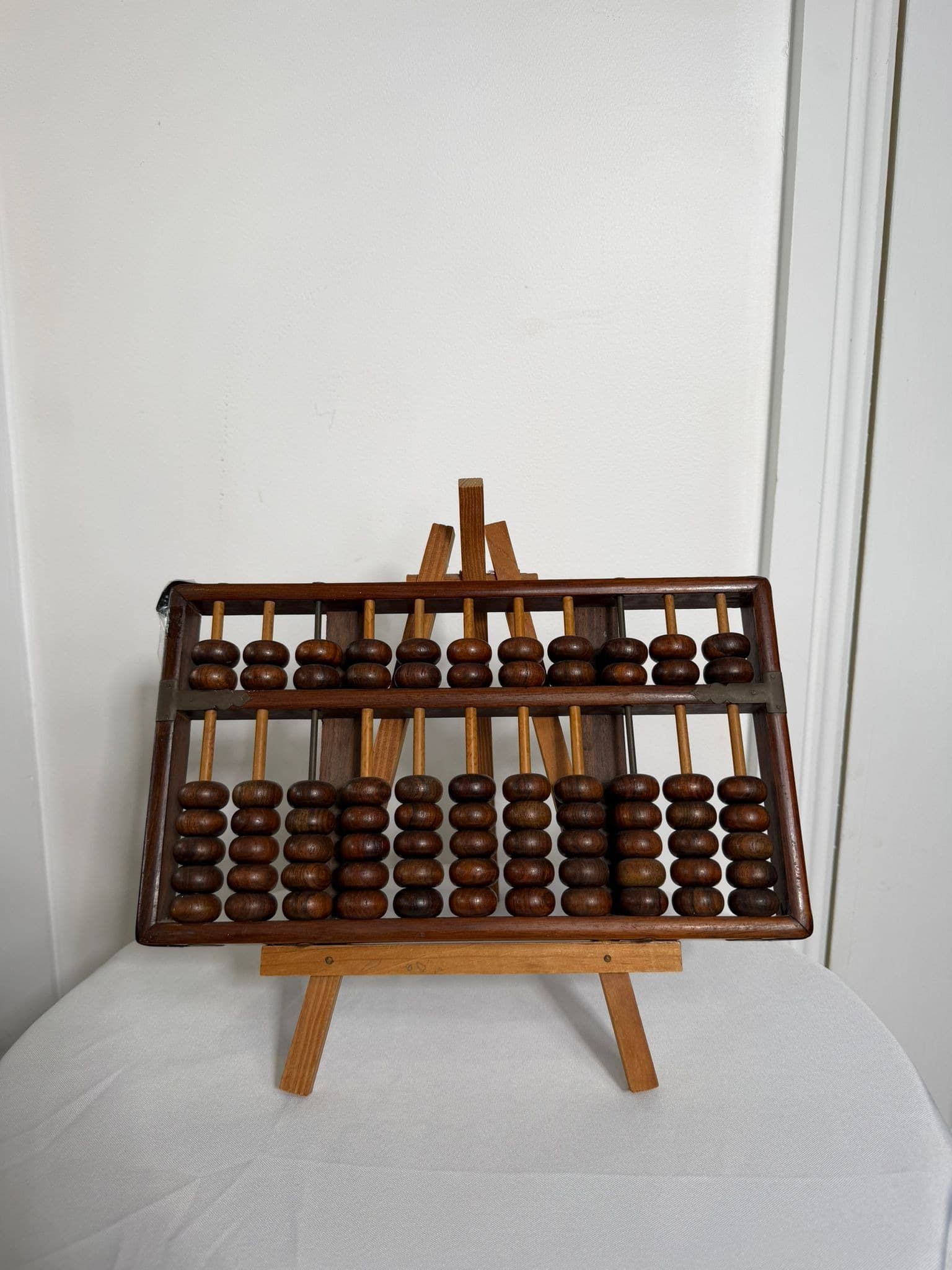 Vintage Wooden Abacus Counting Frame Calculator — photo 7 of 9
