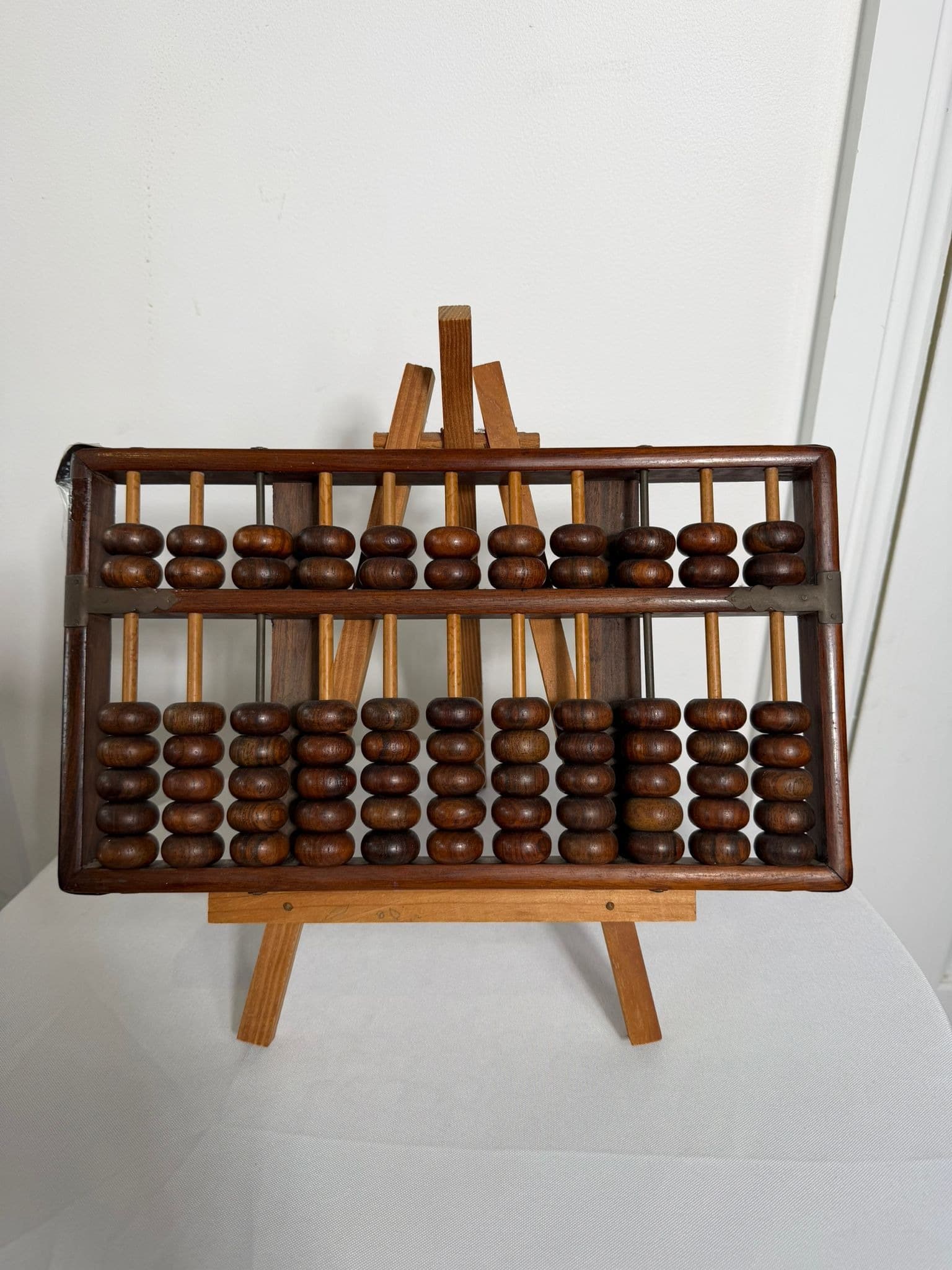 Vintage Wooden Abacus Counting Frame Calculator — photo 8 of 9