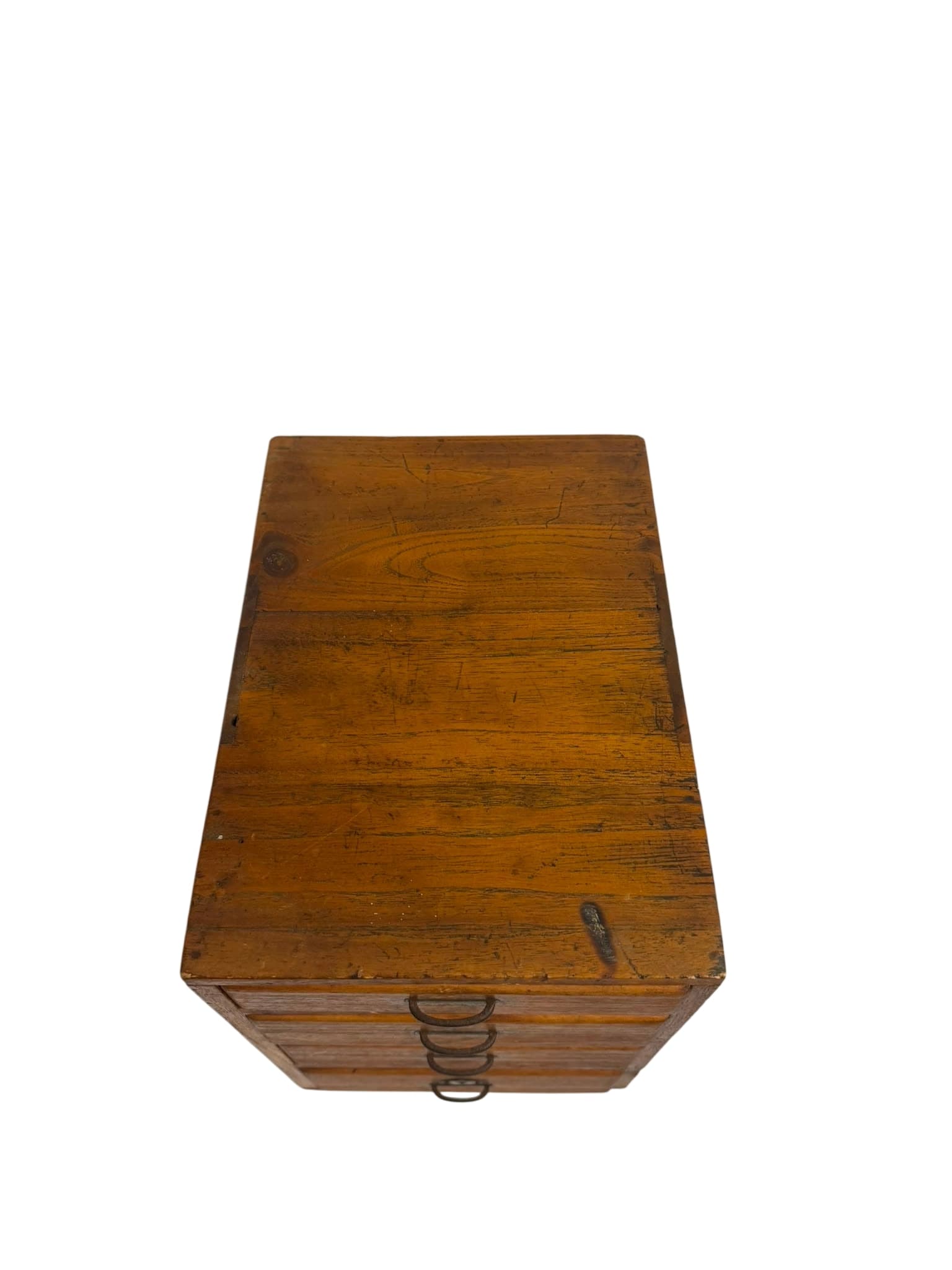Vintage Wooden Apothecary Chest 4 Drawer Desktop Organiser — photo 2 of 5