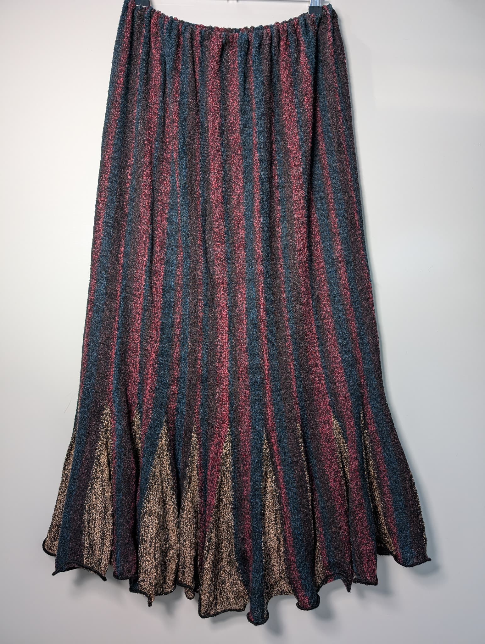 Vivian Chan Shaw Striped Knit Maxi Skirt Multicolour — photo 4 of 7