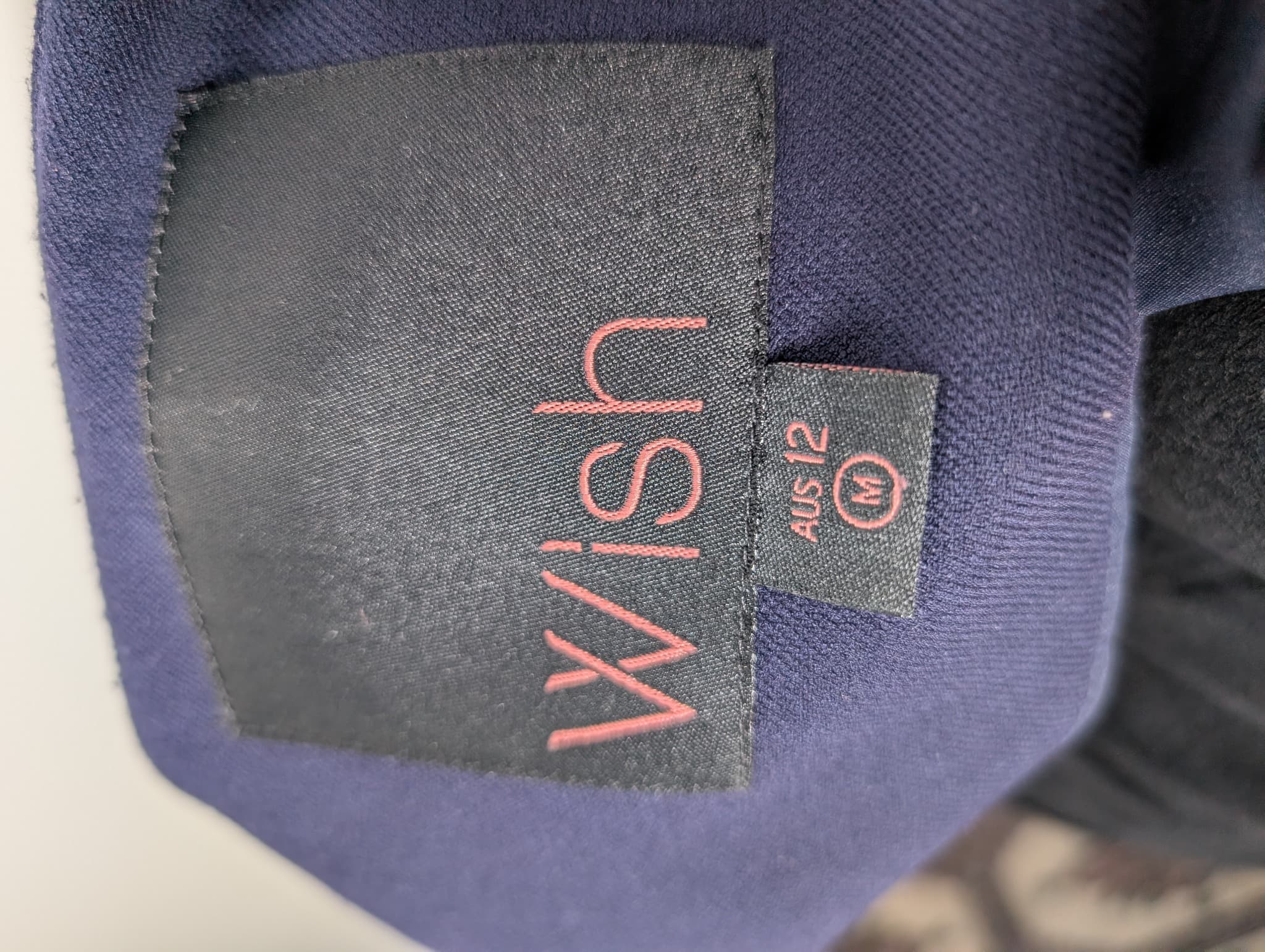 Wish Open Front Blazer Navy Blue Size 12 — photo 5 of 7