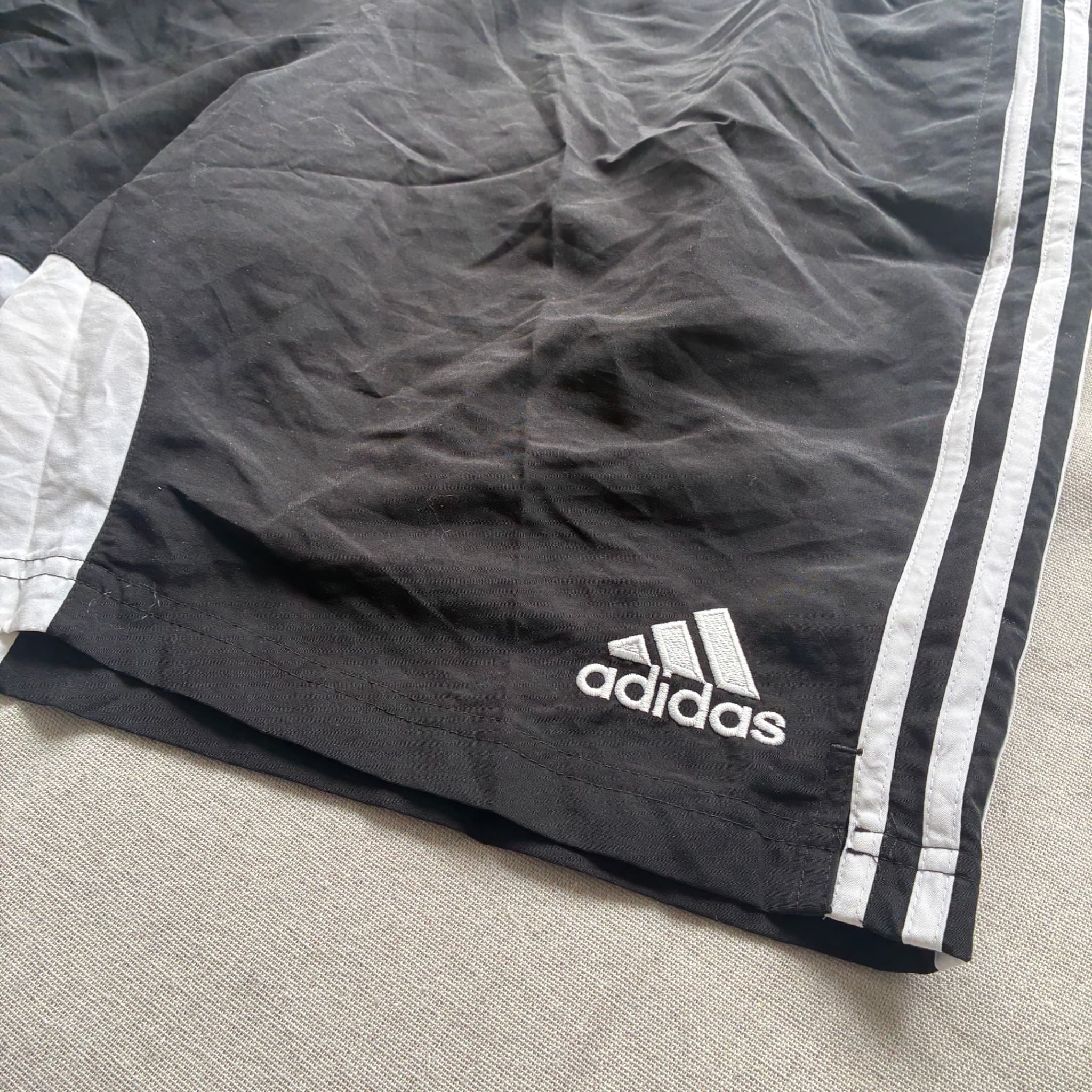 Adidas Men's Black And White Three-Stripe Athletic Shorts XL — photo 2 of 6