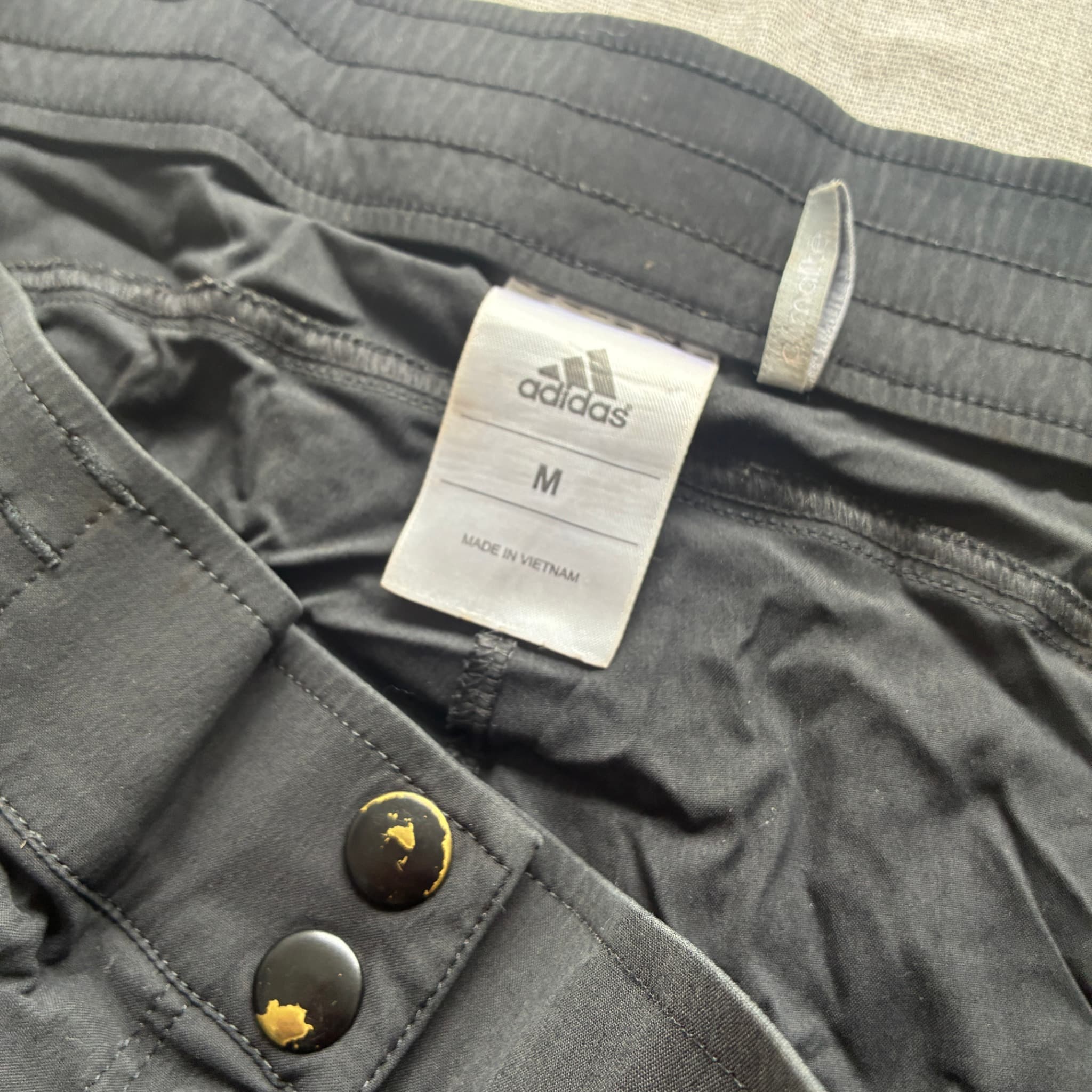 Adidas Women's Black Three-Stripe Athletic Capri Pants Size M — photo 4 of 6