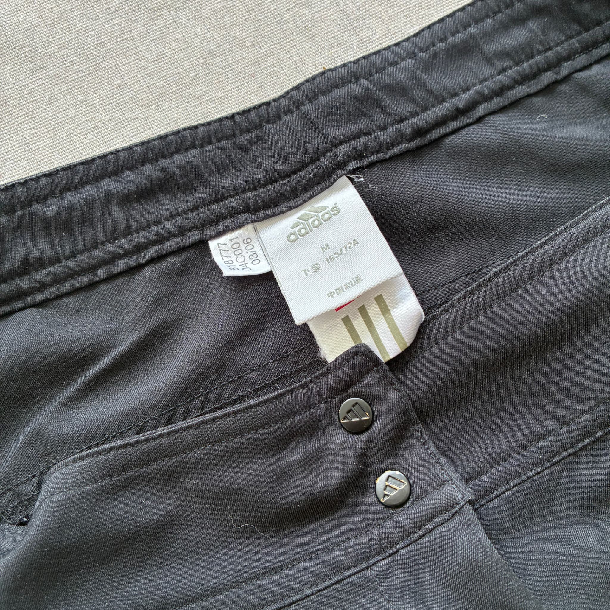 Adidas Women's Black Three-Stripe Performance Capris Size M — photo 4 of 7