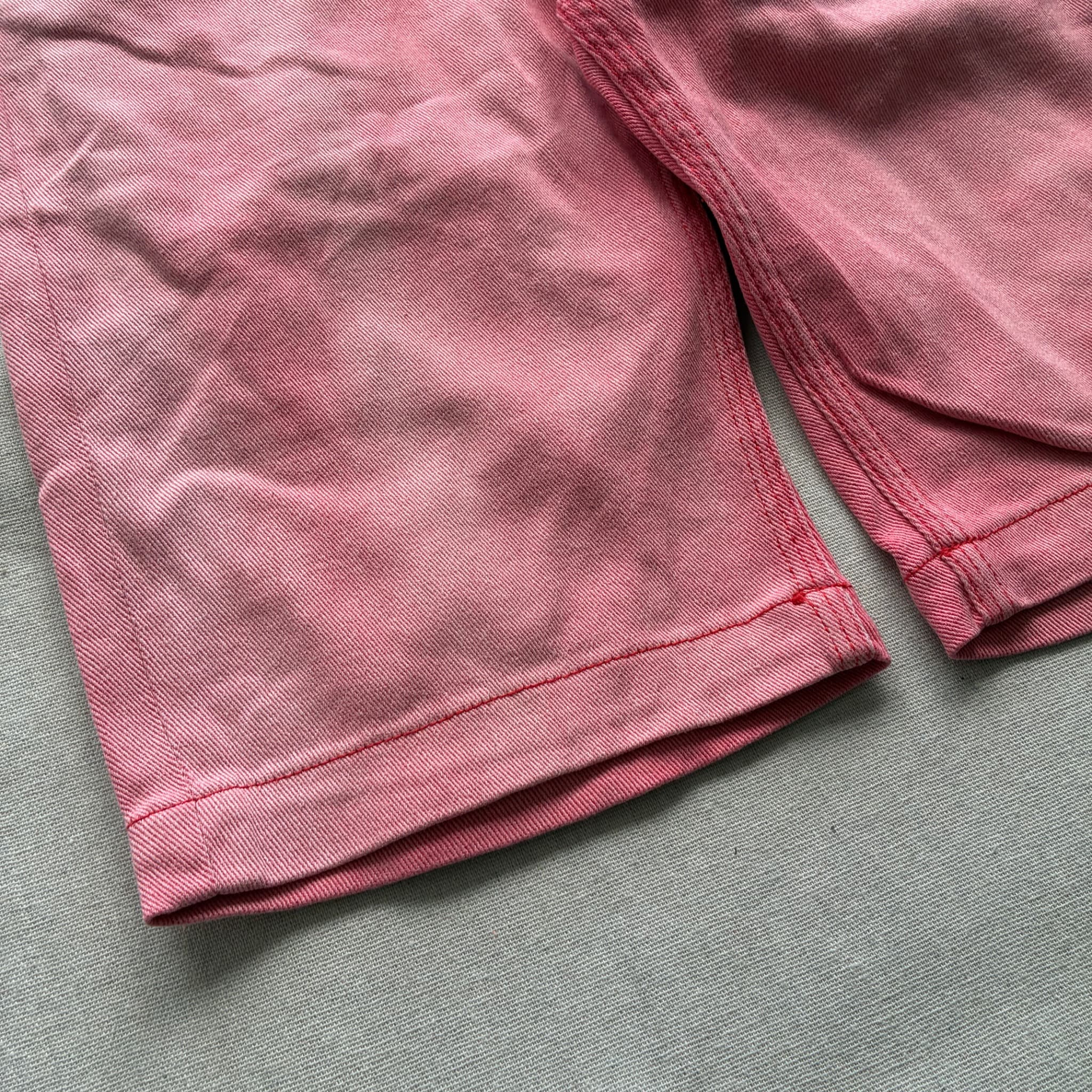 Evisu Red Denim Shorts Baggy Vintage 2000s Release Size 31 — photo 3 of 7