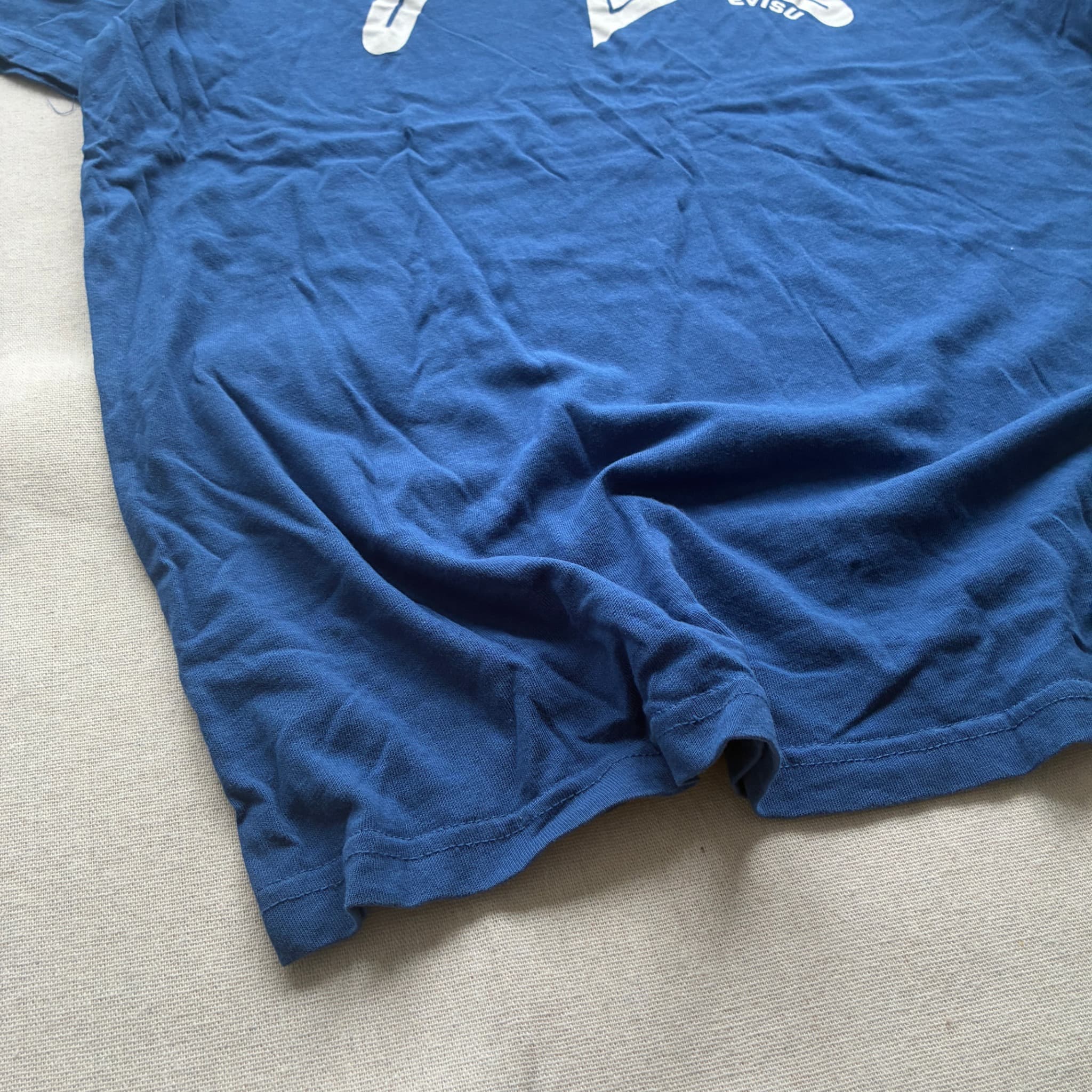 Evisu Seagull Logo T-Shirt Blue Graphic Tee Size 105 — photo 2 of 7