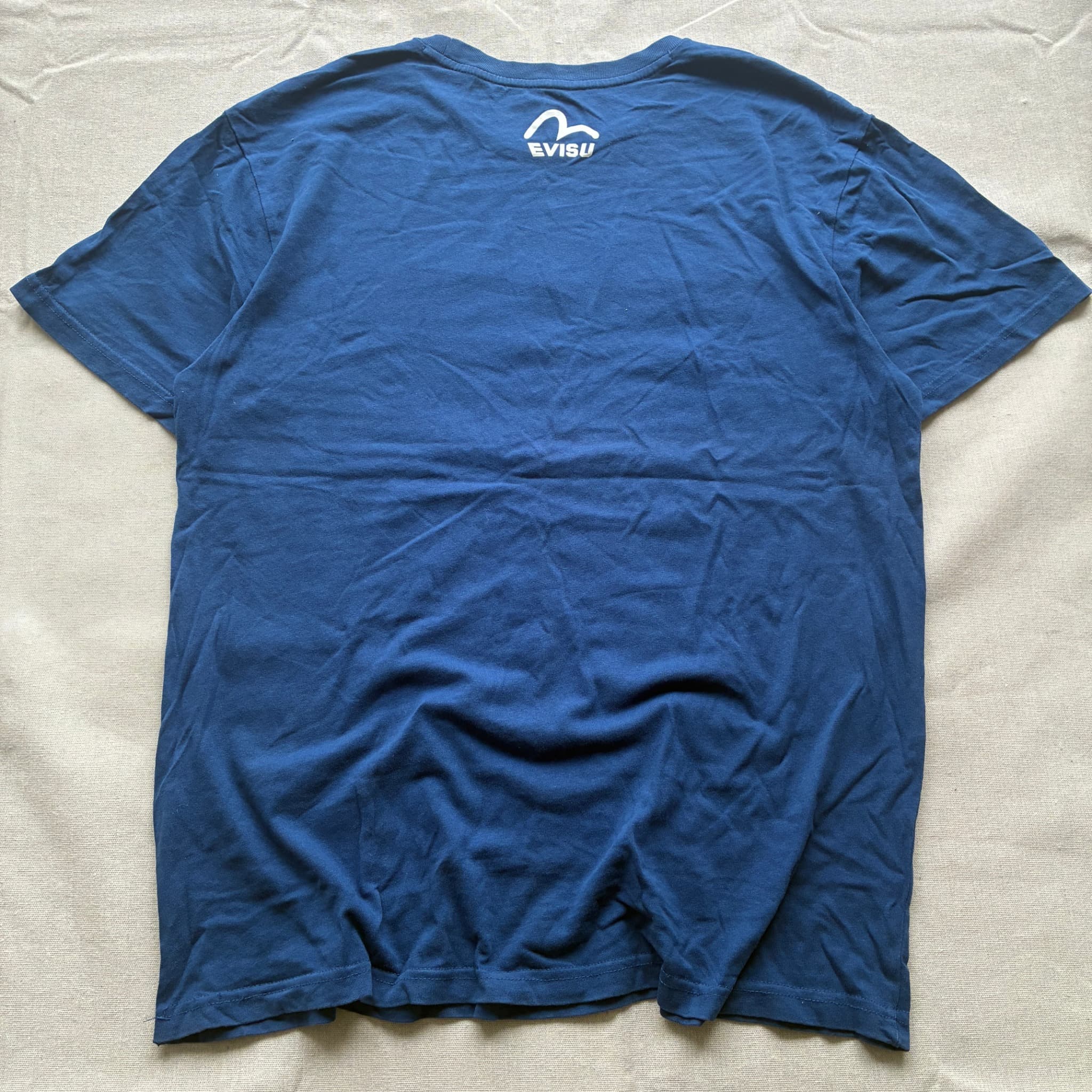 Evisu Seagull Logo T-Shirt Blue Graphic Tee Size 105 — photo 5 of 7