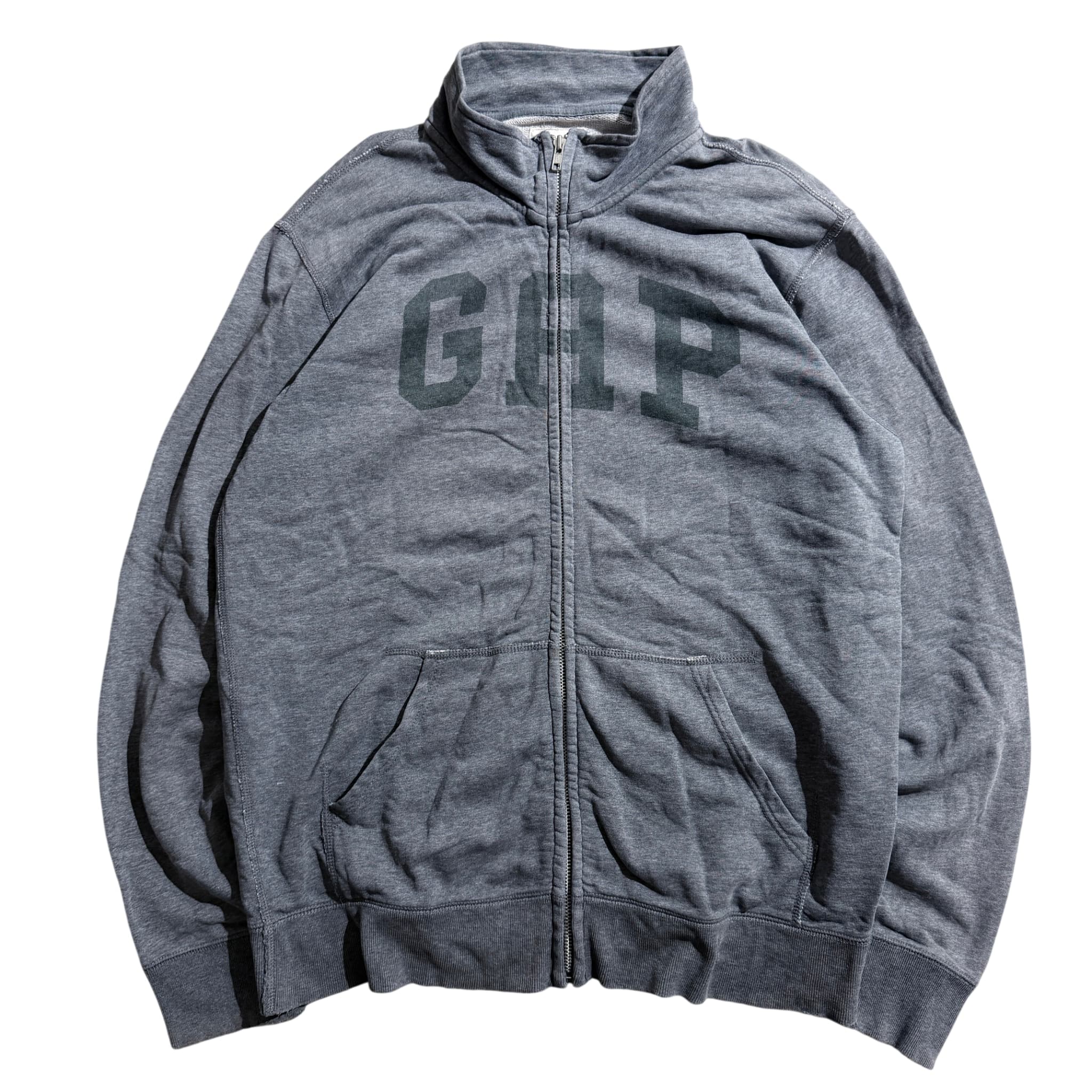 Gap Arch Logo Full-Zip Hoodie Grey Large — photo 1 of 6