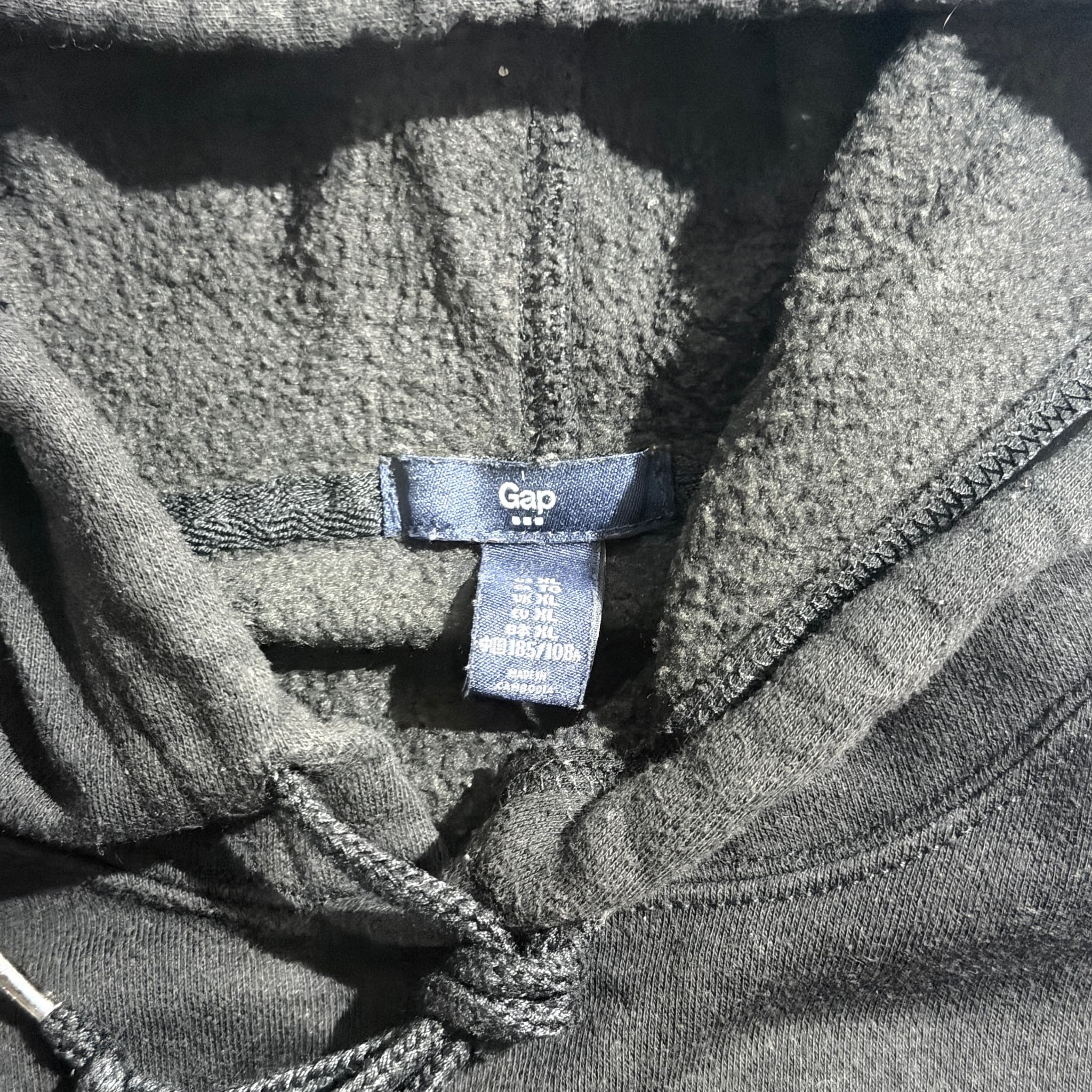 Gap Arch Logo Pullover Hoodie Black — photo 3 of 7