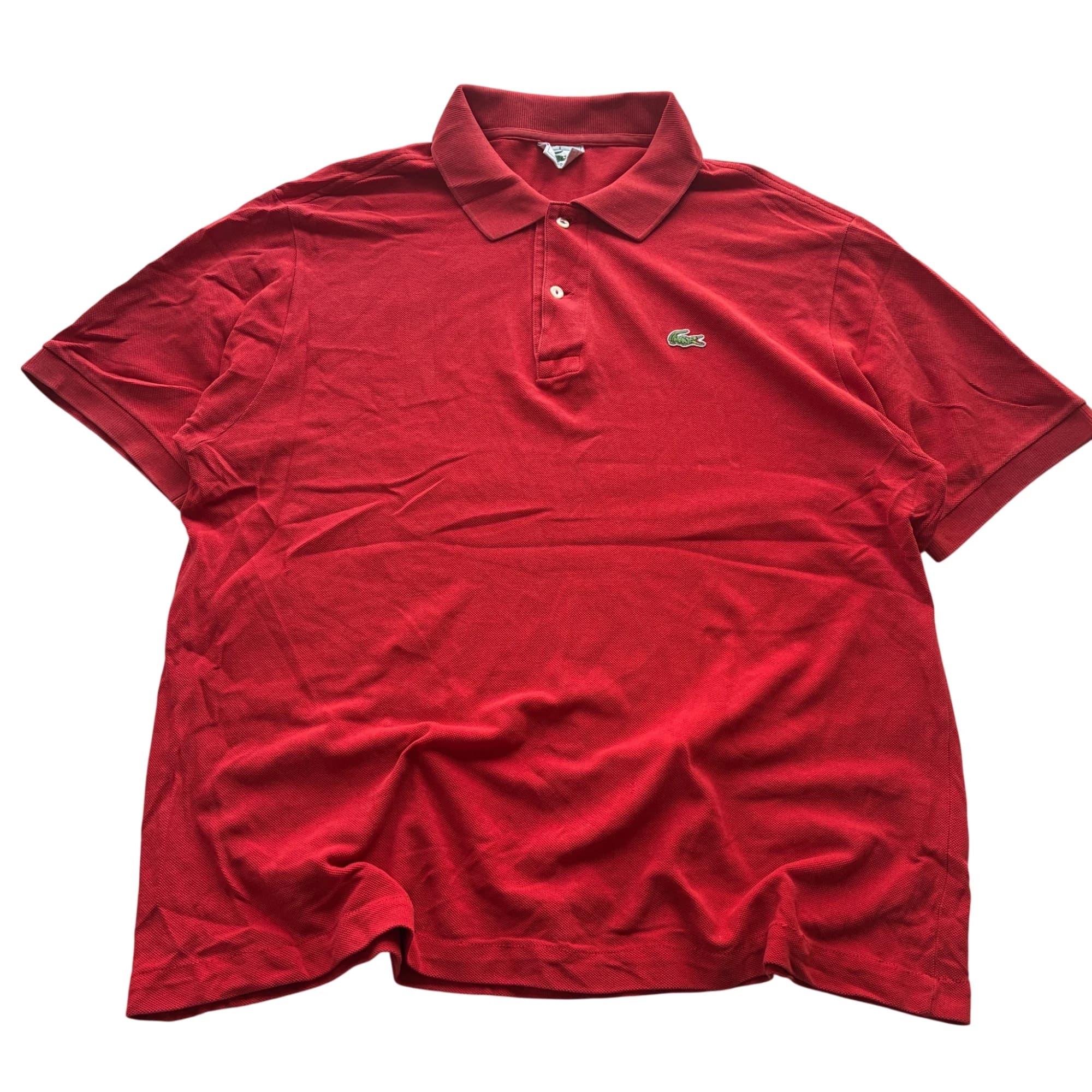 Lacoste Red Pique Polo Shirt Size 5 — photo 1 of 5