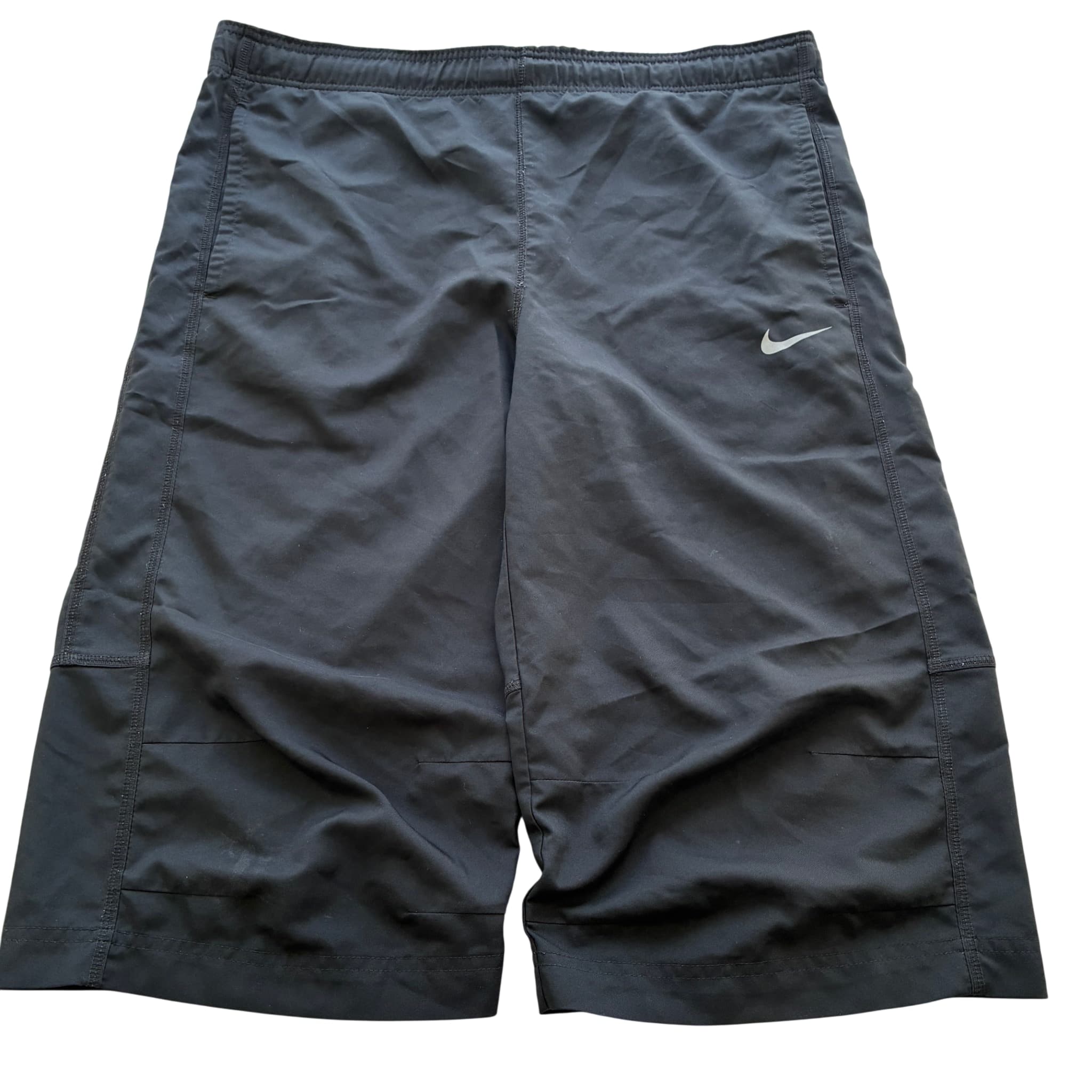 Nike Men's Black Dri-FIT Training Shorts Baggy Vintage 2000s Release — photo 1 of 6