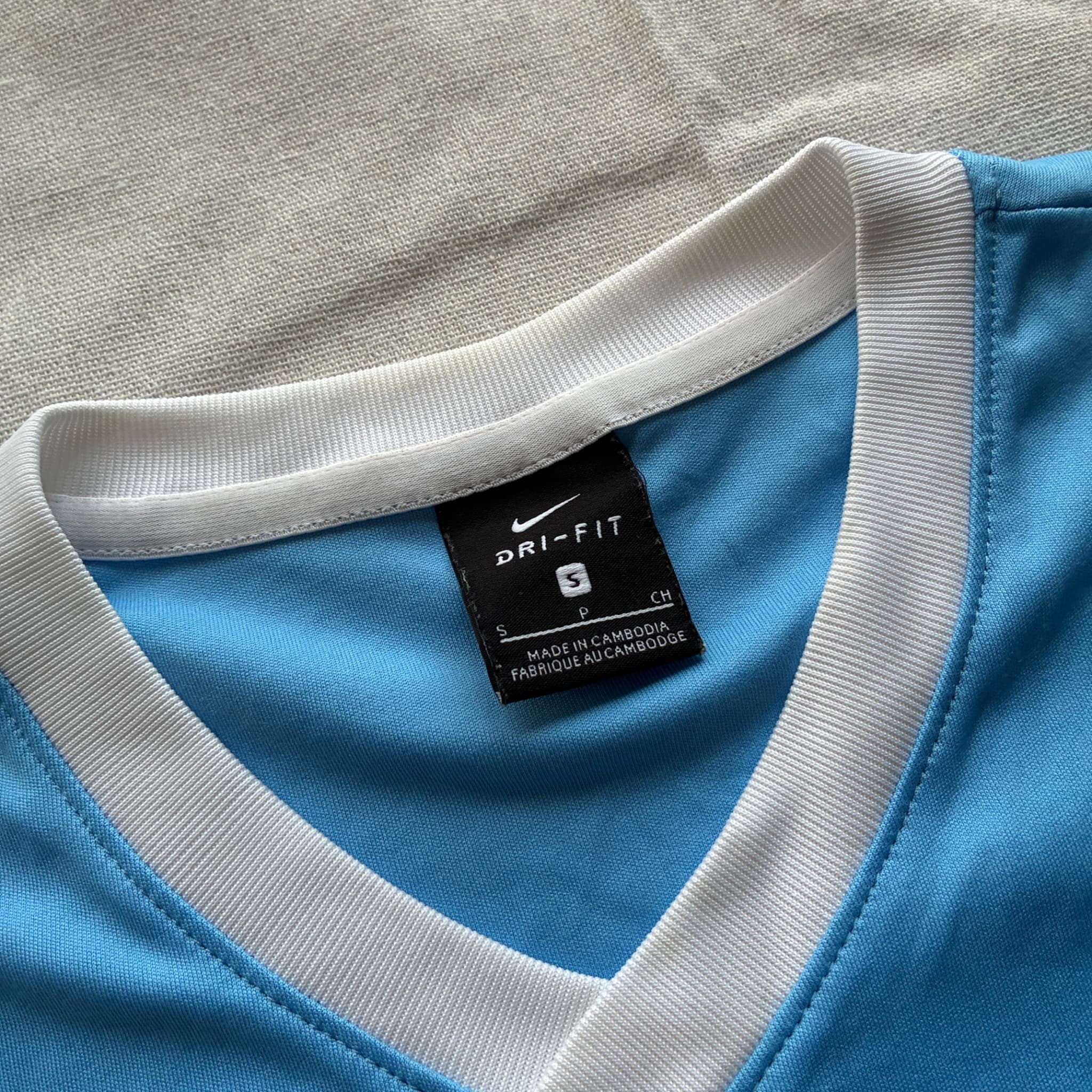 Nike Team Dri-FIT Soccer Jersey Light Blue Navy Size S — photo 4 of 6