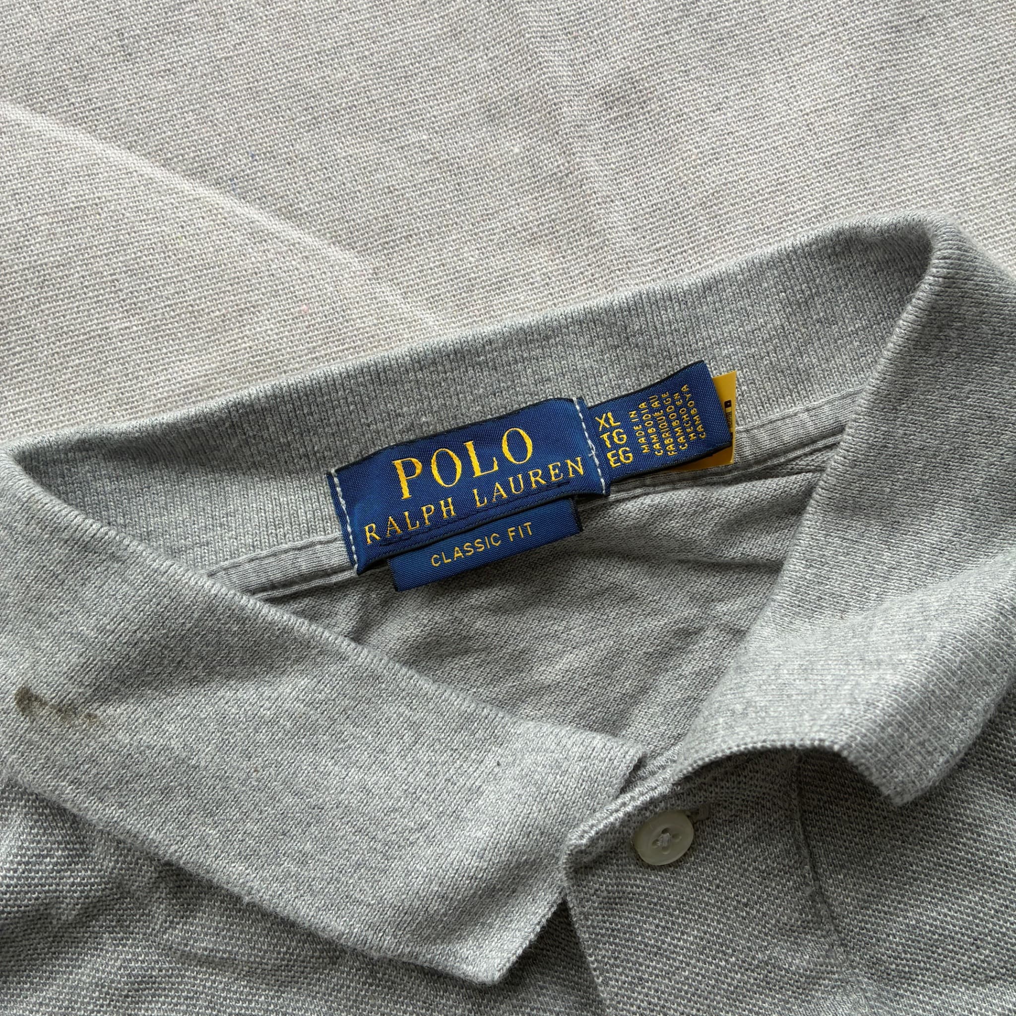 Polo Ralph Lauren Classic Fit Big Pony Polo Shirt Grey XL — photo 4 of 6