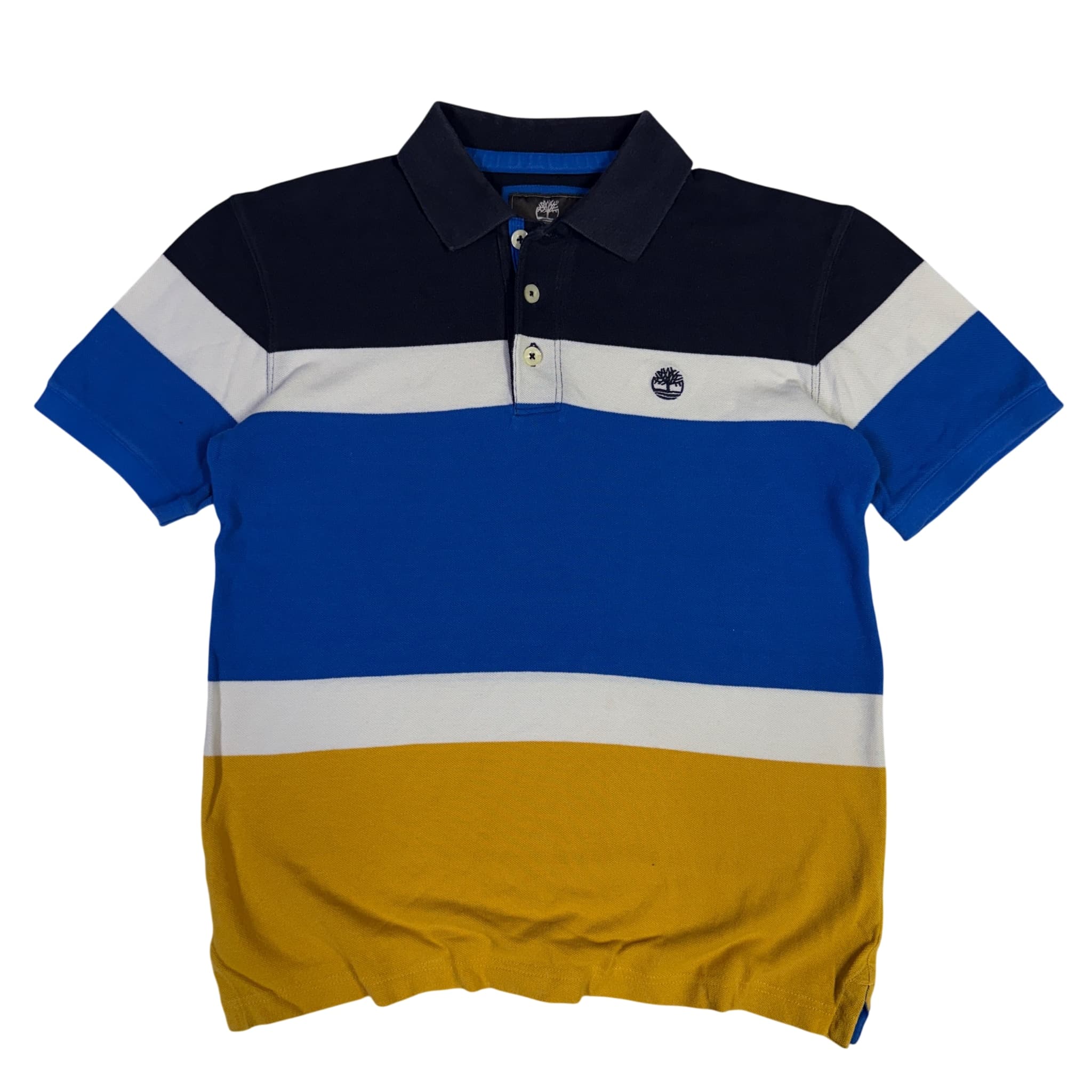 Timberland Earthkeepers Men's Colorblock Pique Polo Shirt Blue Black Size S — photo 1 of 6