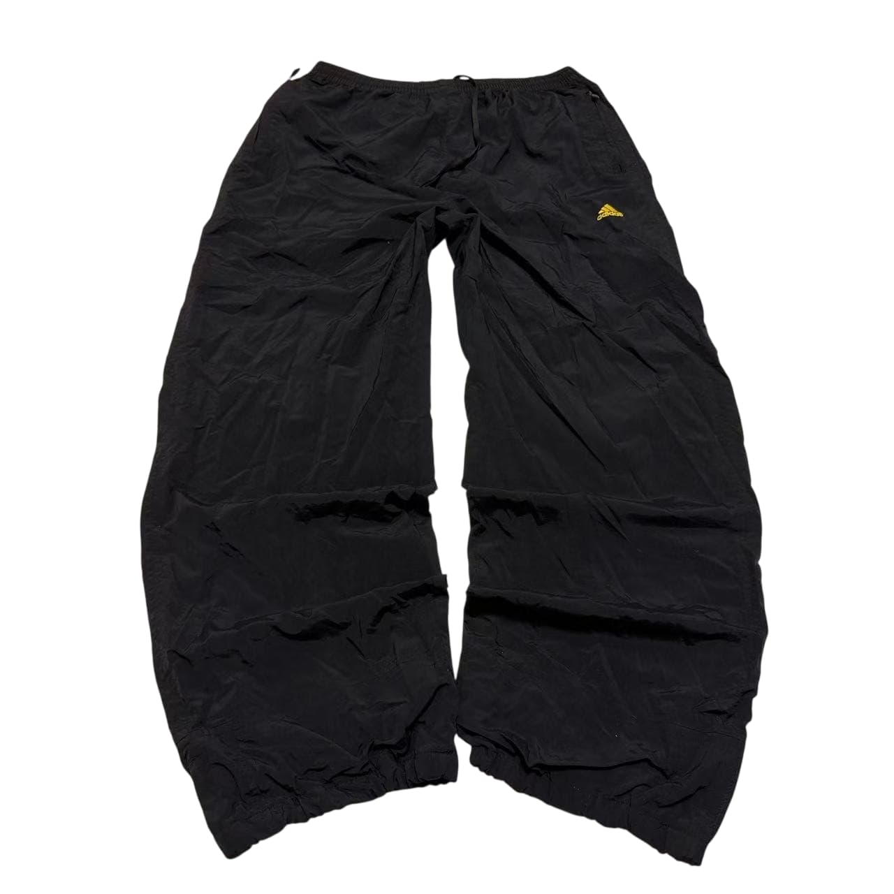 Vintage Adidas Black Nylon Track Pants — photo 1 of 9