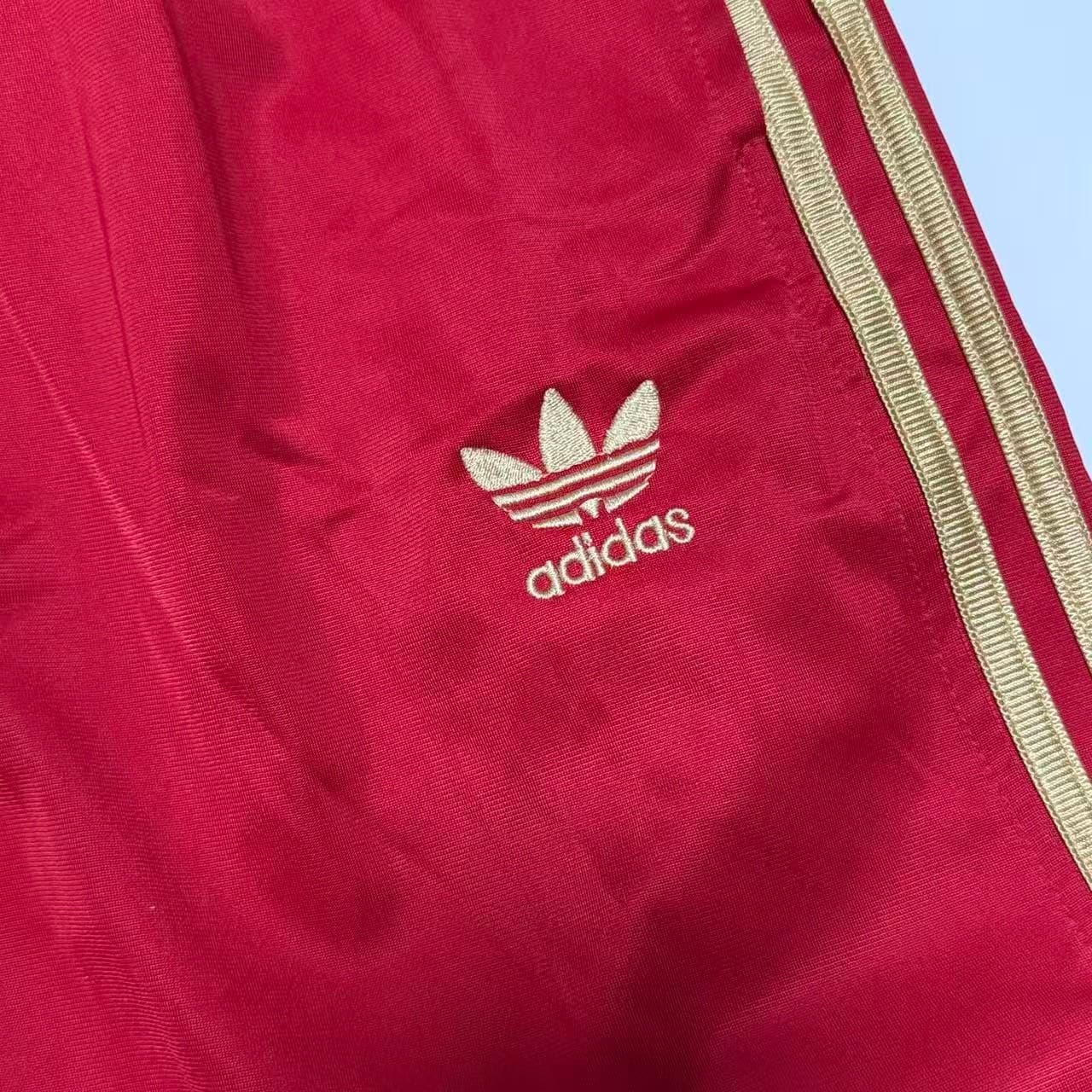 Vintage Adidas Originals Red & Gold Track Pants — photo 4 of 10