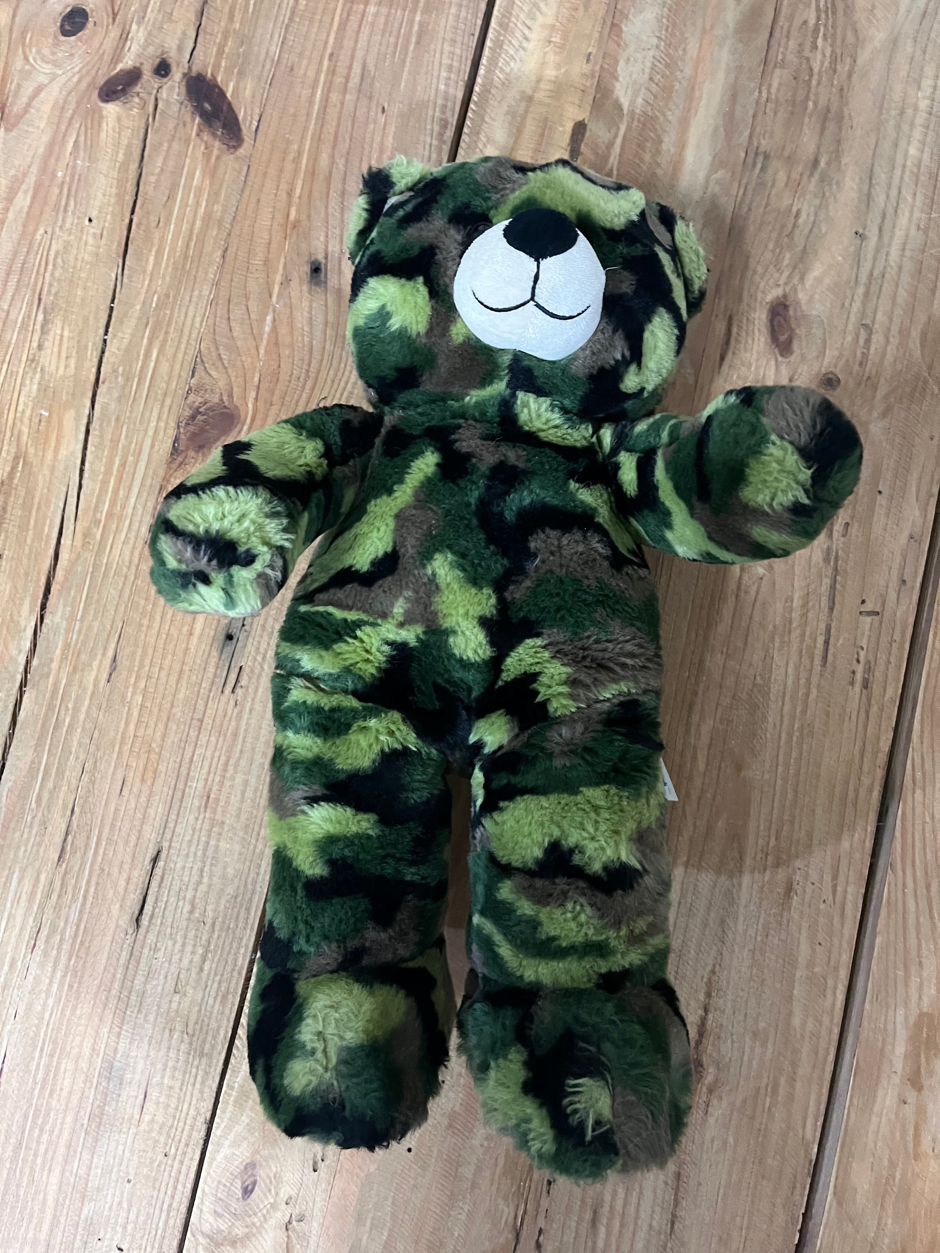 Build-A-Bear Camouflage Teddy Bear Plush Toy