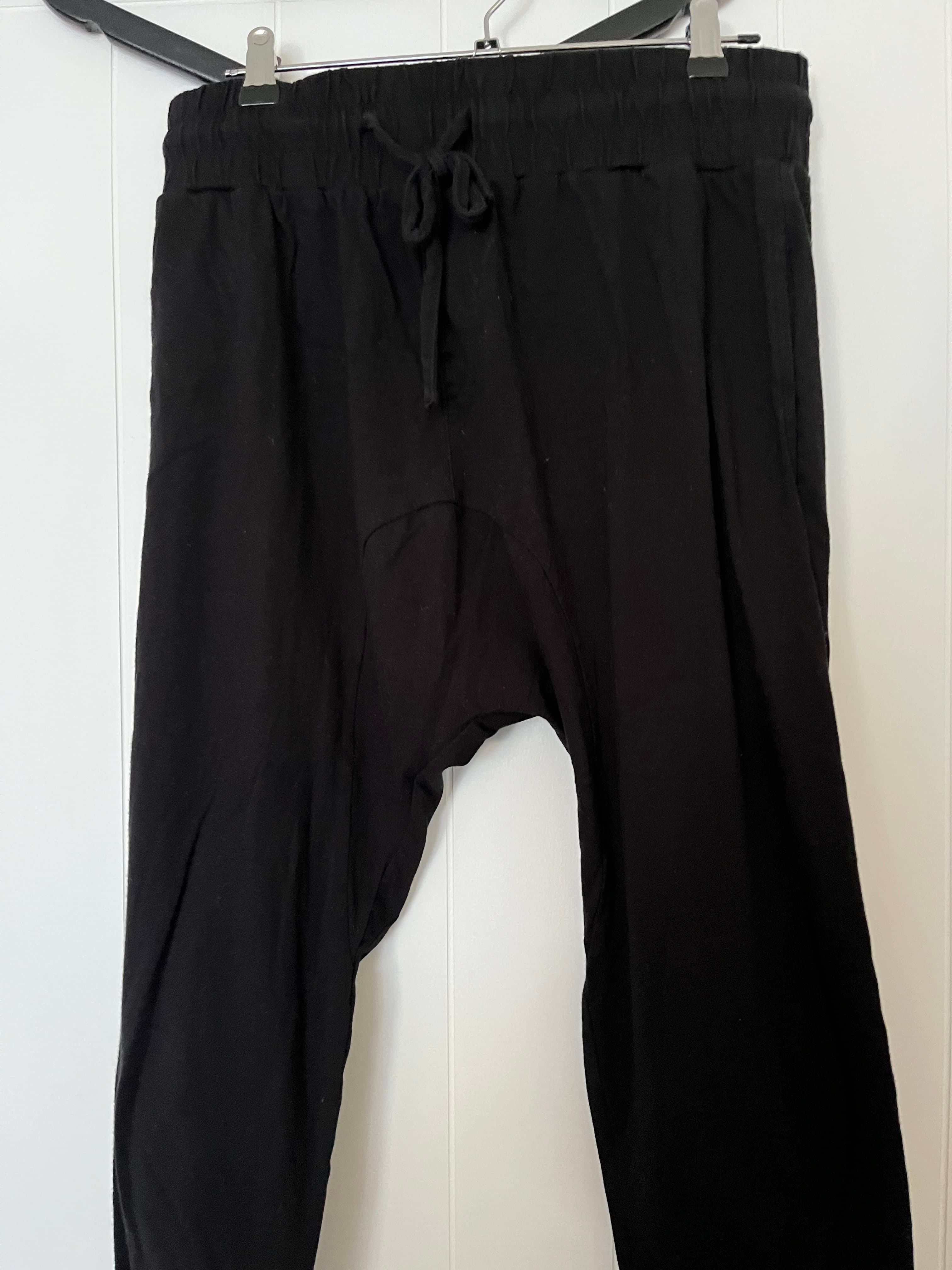 Seed Heritage Black Drop Crotch Sweatpants Size S — photo 2 of 6