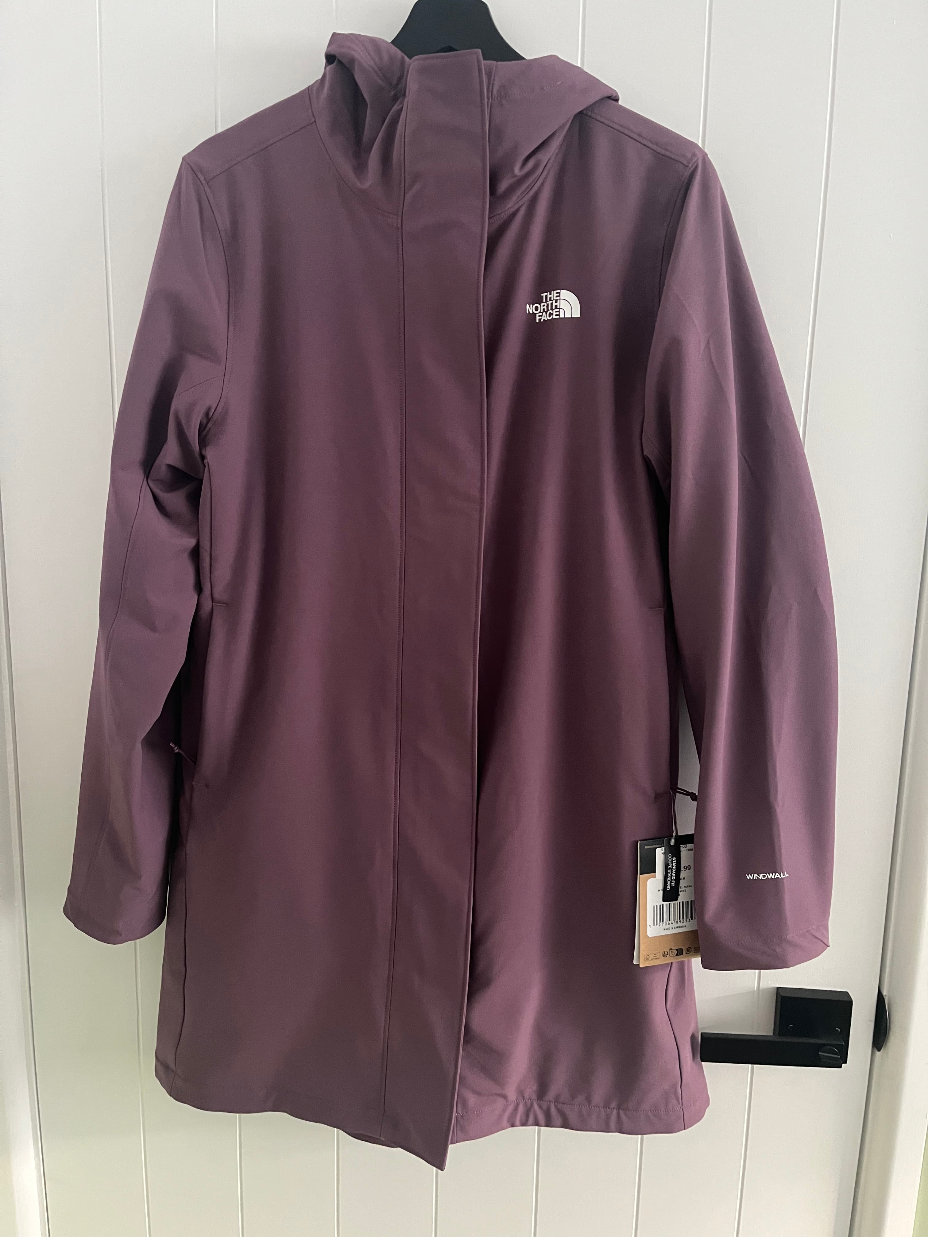 The North Face Women's Shelbe Raschel Parka Midnight Mauve Size M New