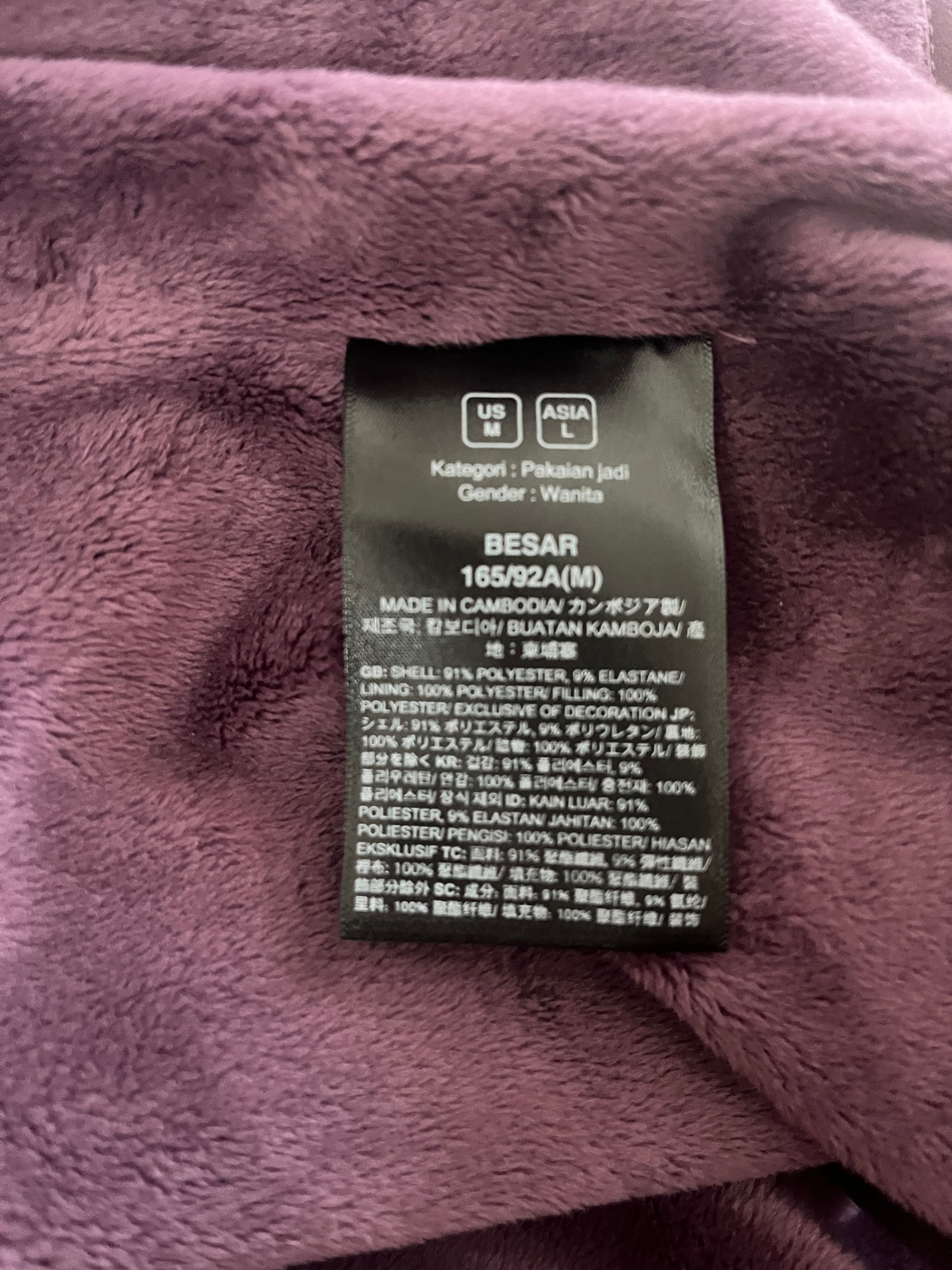 The North Face Women's Shelbe Raschel Parka Midnight Mauve Size M New — photo 10 of 11
