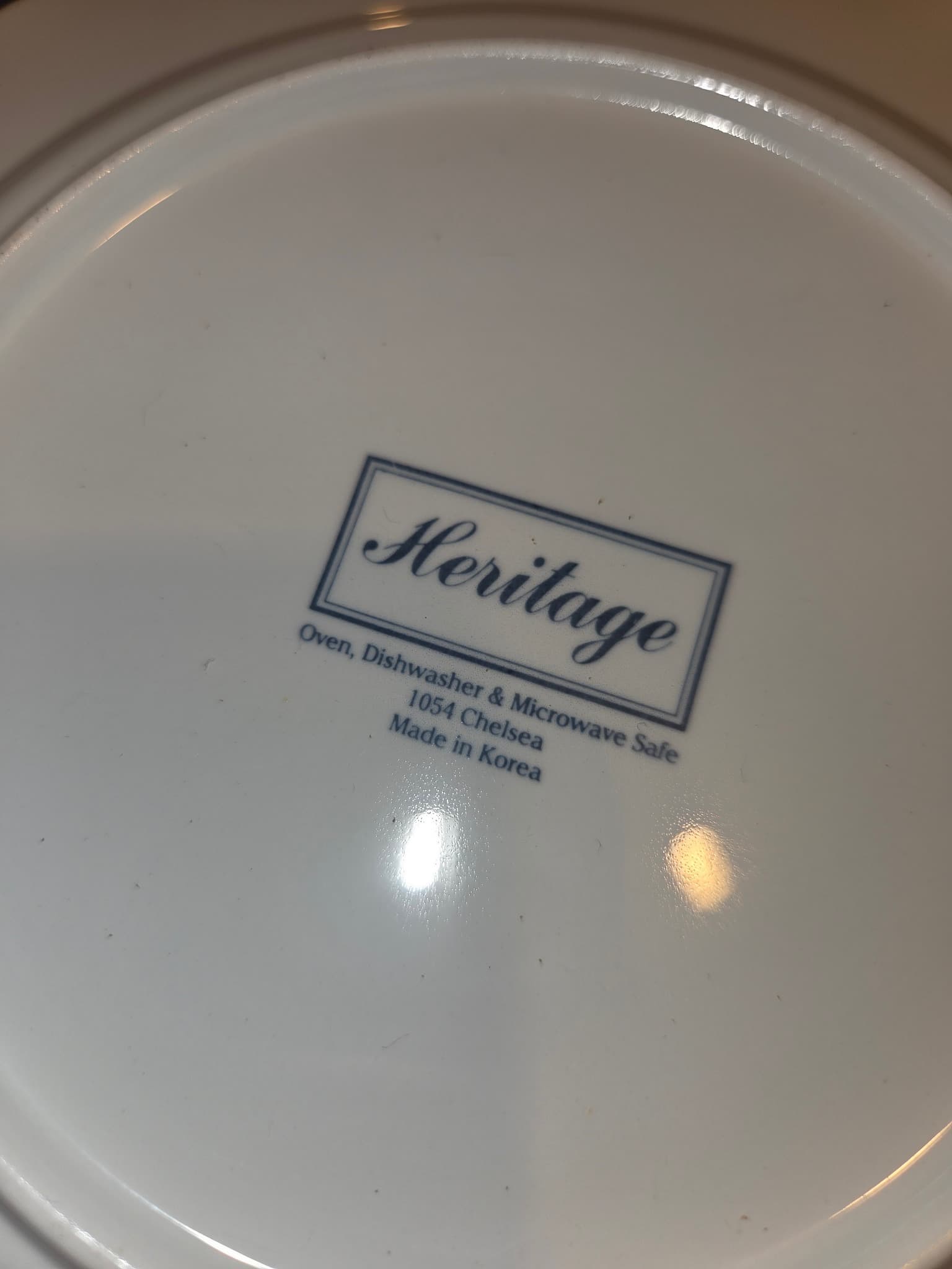 Heritage 1054 Chelsea Dinnerware Set - Blue and Gold — photo 4 of 5