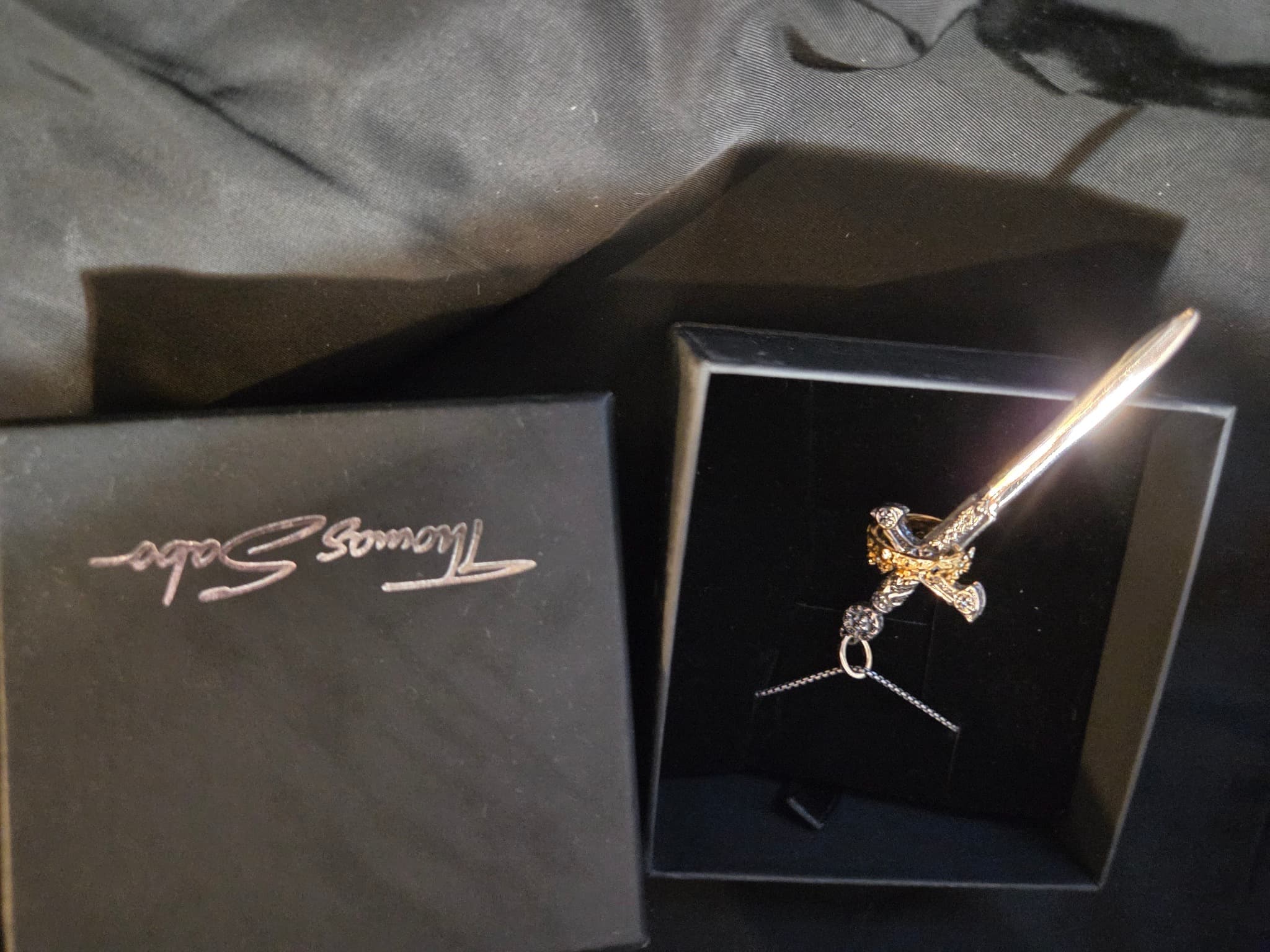 Thomas Sabo Sword Pendant Necklace - Sterling Silver — photo 5 of 5