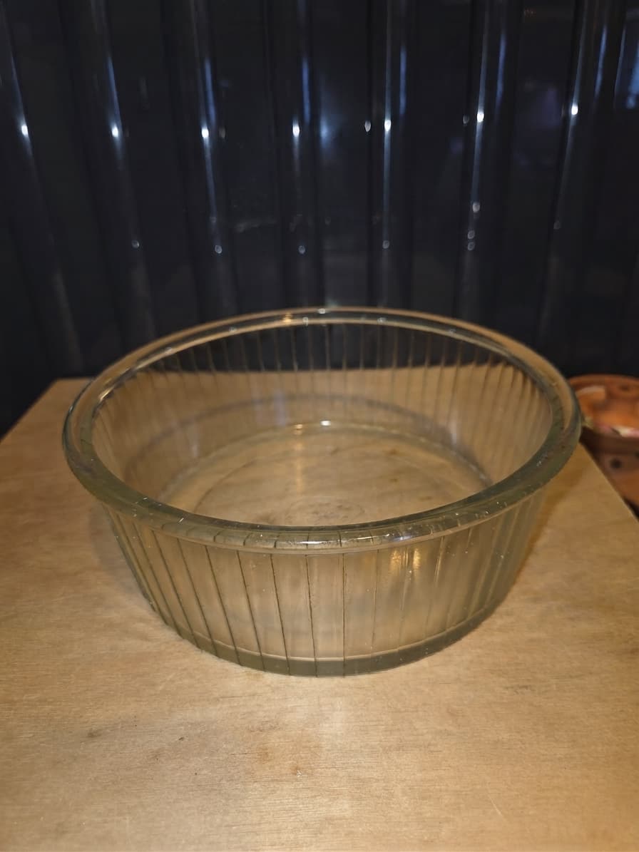 Vintage Phoenix Glass Fluted Casserole Dish - Made in England — photo 1 of 3