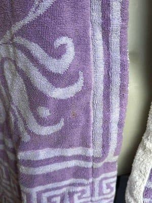 Vintage 90s Terry Cloth Beach Cover-Up Shirt - Purple Reign — photo 8 of 8