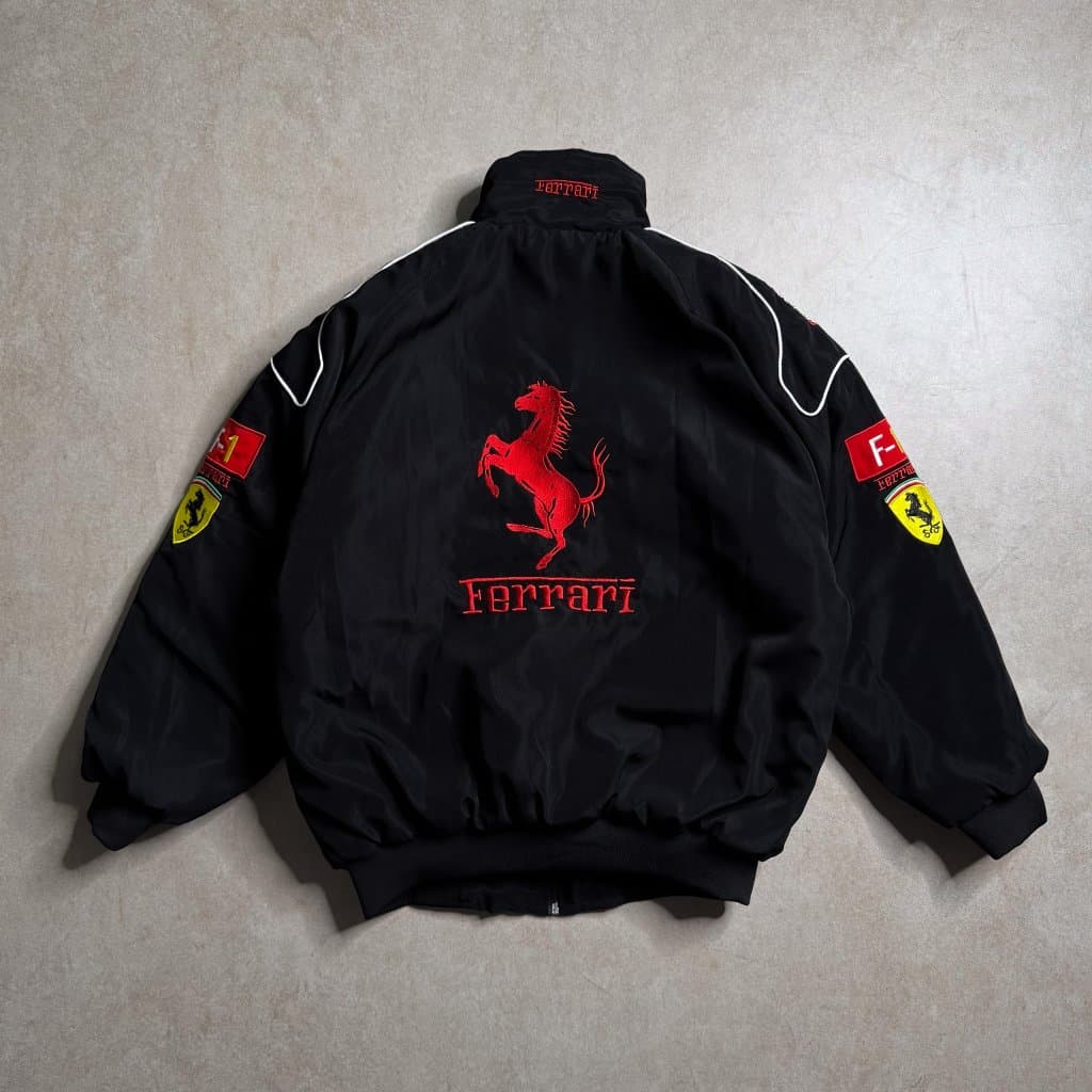 Vintage Ferrari Scuderia Formula 1 Racing Jacket - Black & Red — photo 2 of 2