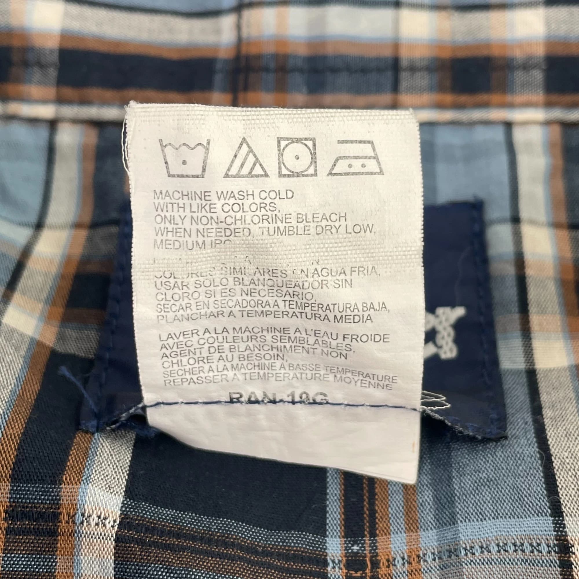 Wrangler Men's XXL Plaid Western Snap Button Long Sleeve Shirt MVG256M — photo 3 of 9