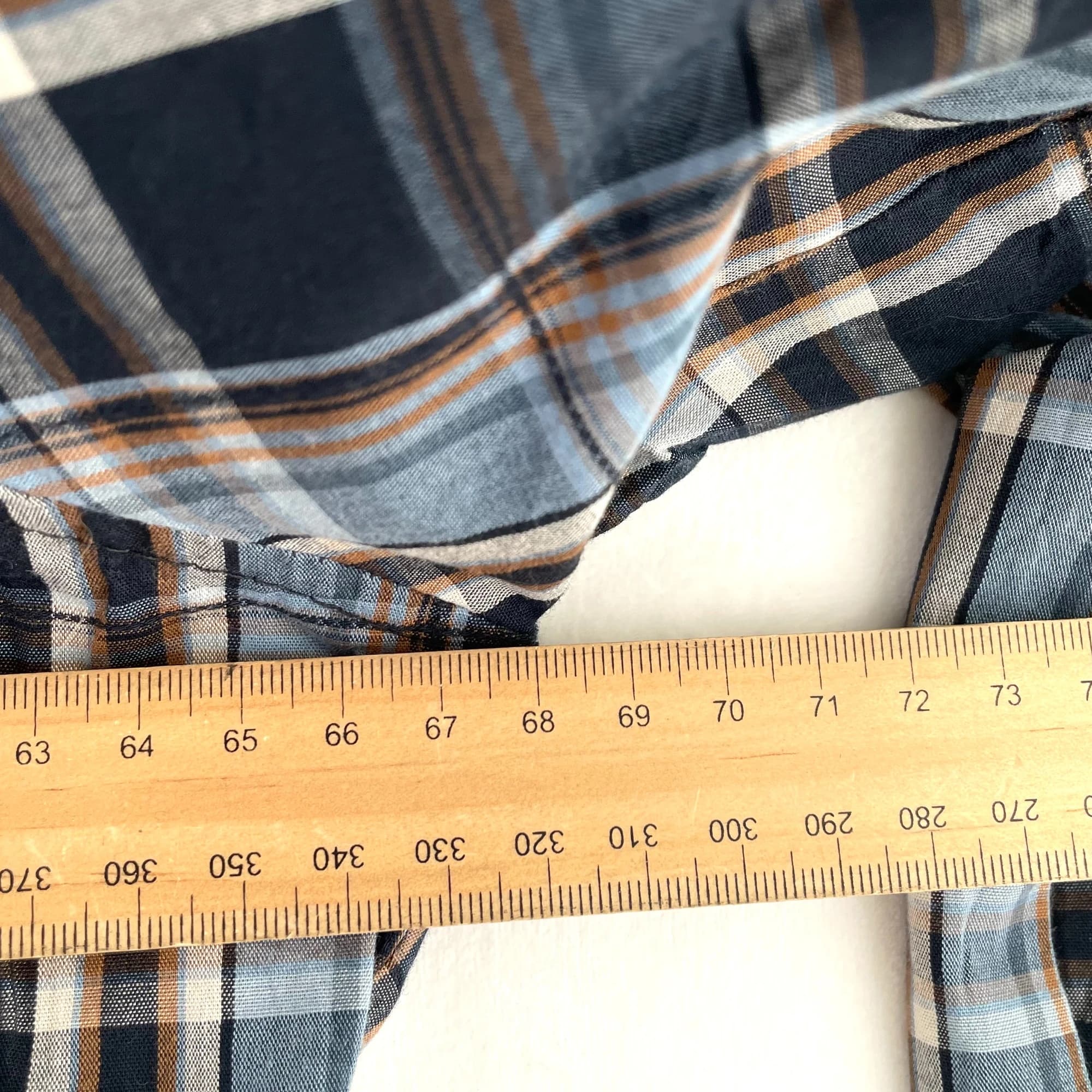 Wrangler Men's XXL Plaid Western Snap Button Long Sleeve Shirt MVG256M — photo 8 of 9