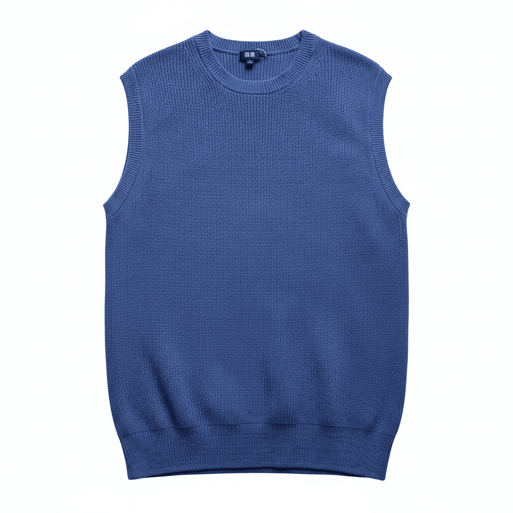 UNIQLO Royal Blue Knit Sweater Vest M - Essential Layering Piece! — photo 1 of 2