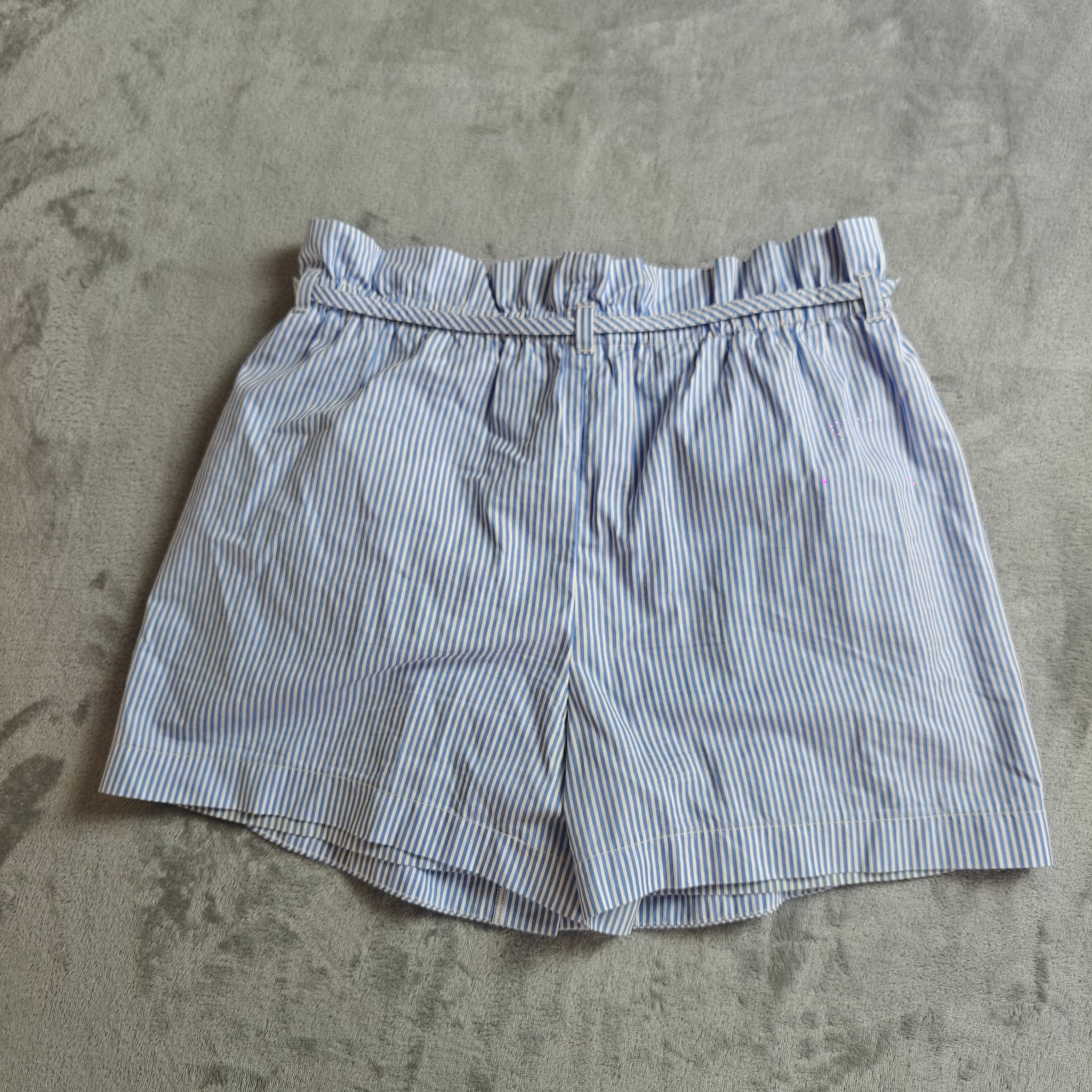Country Road Women's Blue & White Striped Paperbag Waist Shorts Size 12 — photo 6 of 6